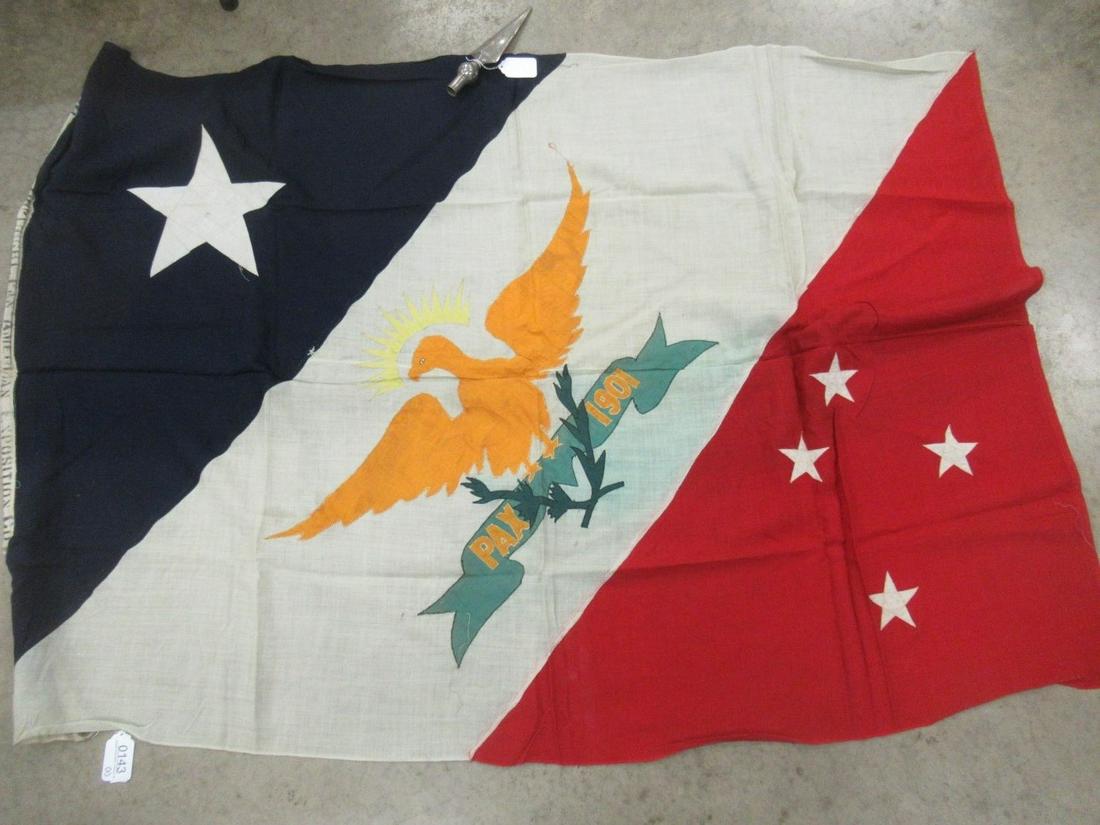 Original Pan American Exposition Flag Signed (1 of 2)