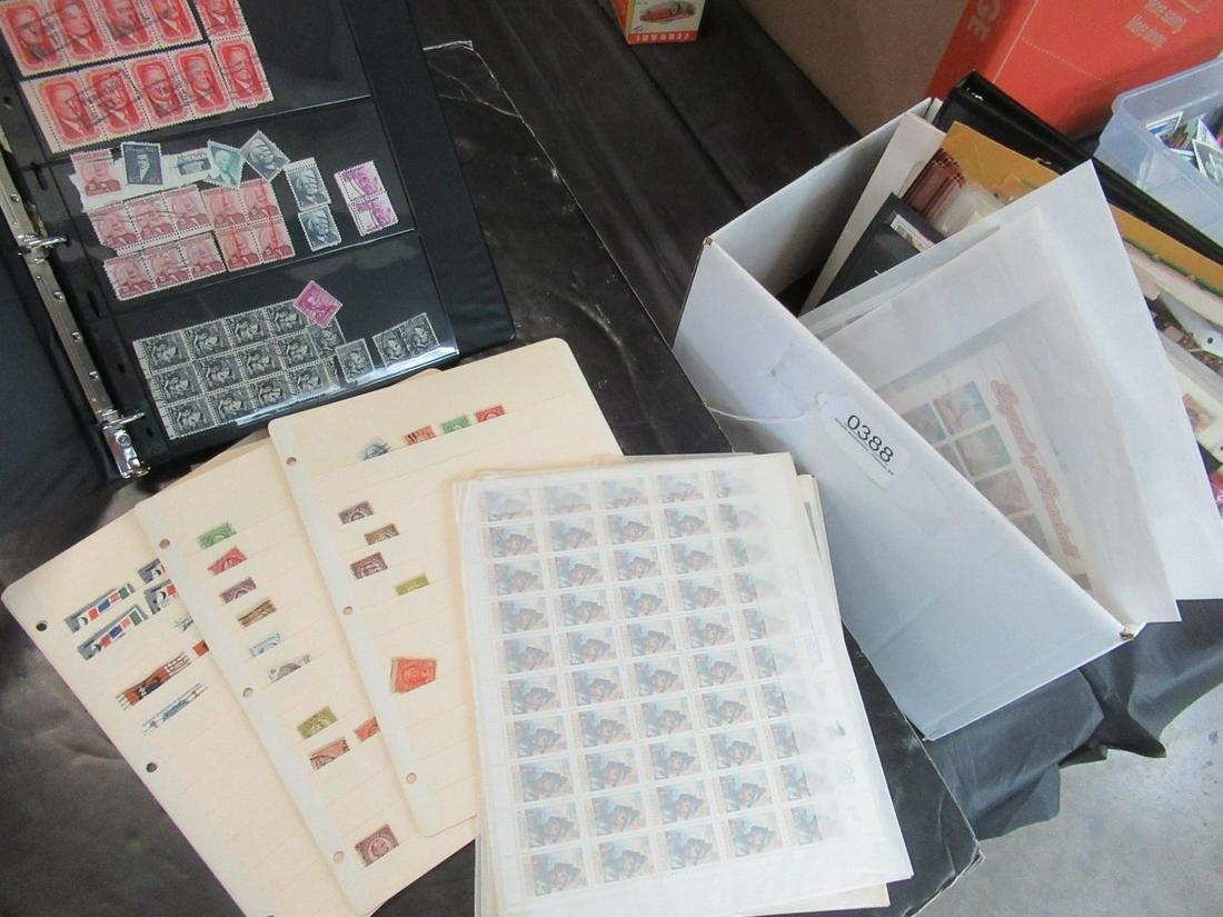 Box Lot of Stamp Albums incl. US, Foreign, Etc (1 of 20)