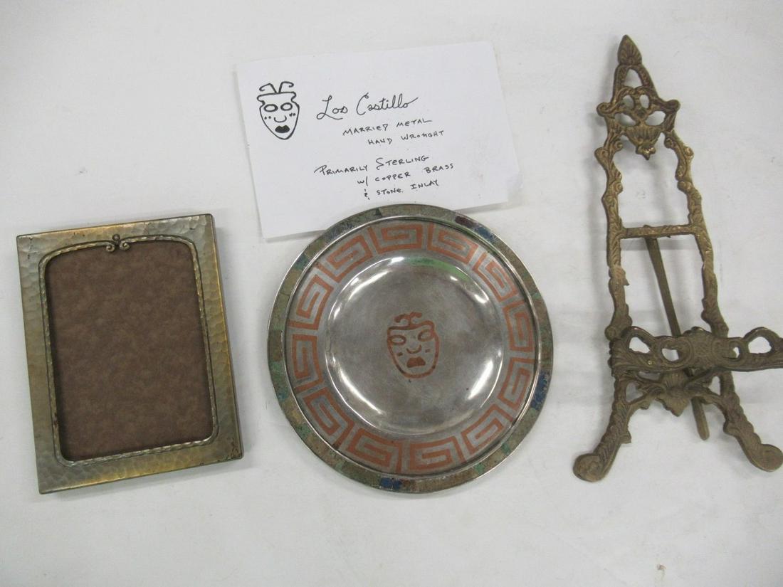 Roycroft Frame, Metal Plate, + Brass Easel (1 of 6)