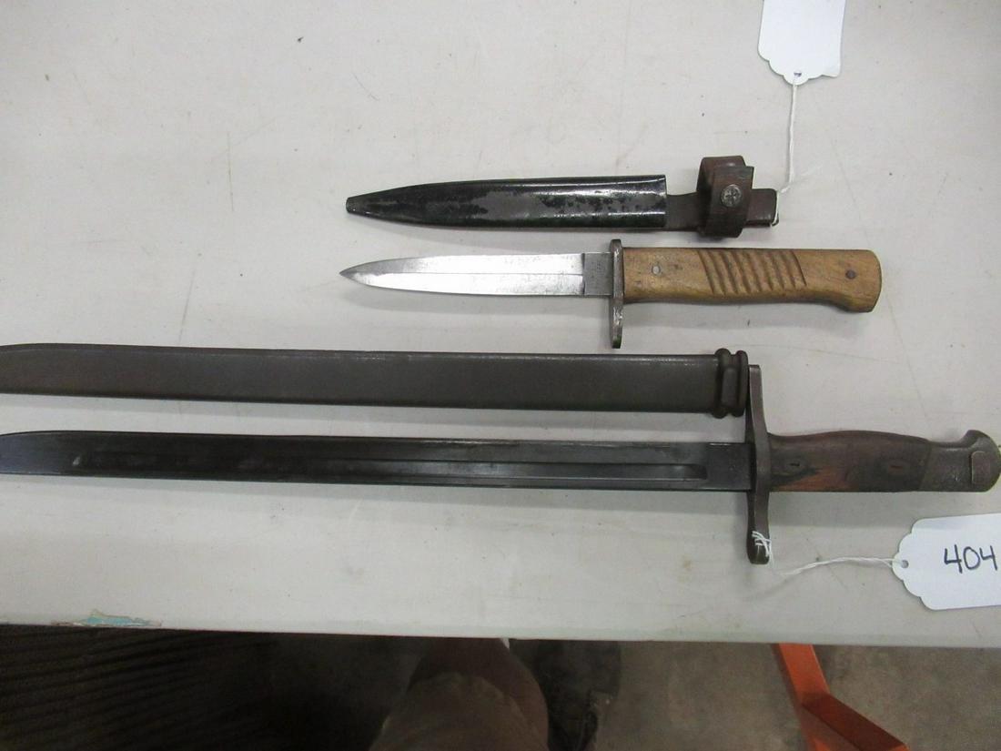 German Boot Knife, Ernst Busch + Bayonet (1 of 3)