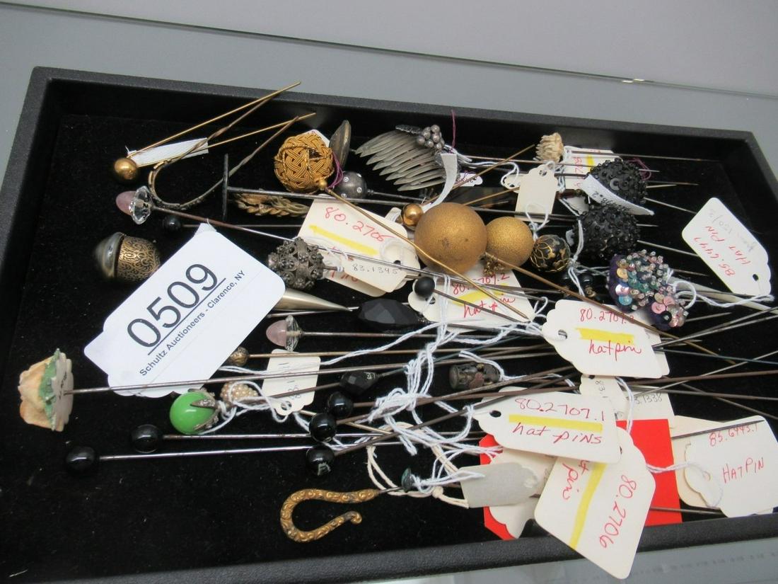 Large Group of Hat Pins (1 of 3)