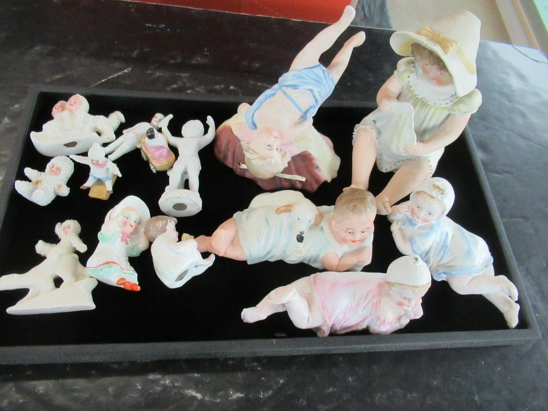 Bisque Snow Babies, Holy Water Font, Etc (1 of 2)