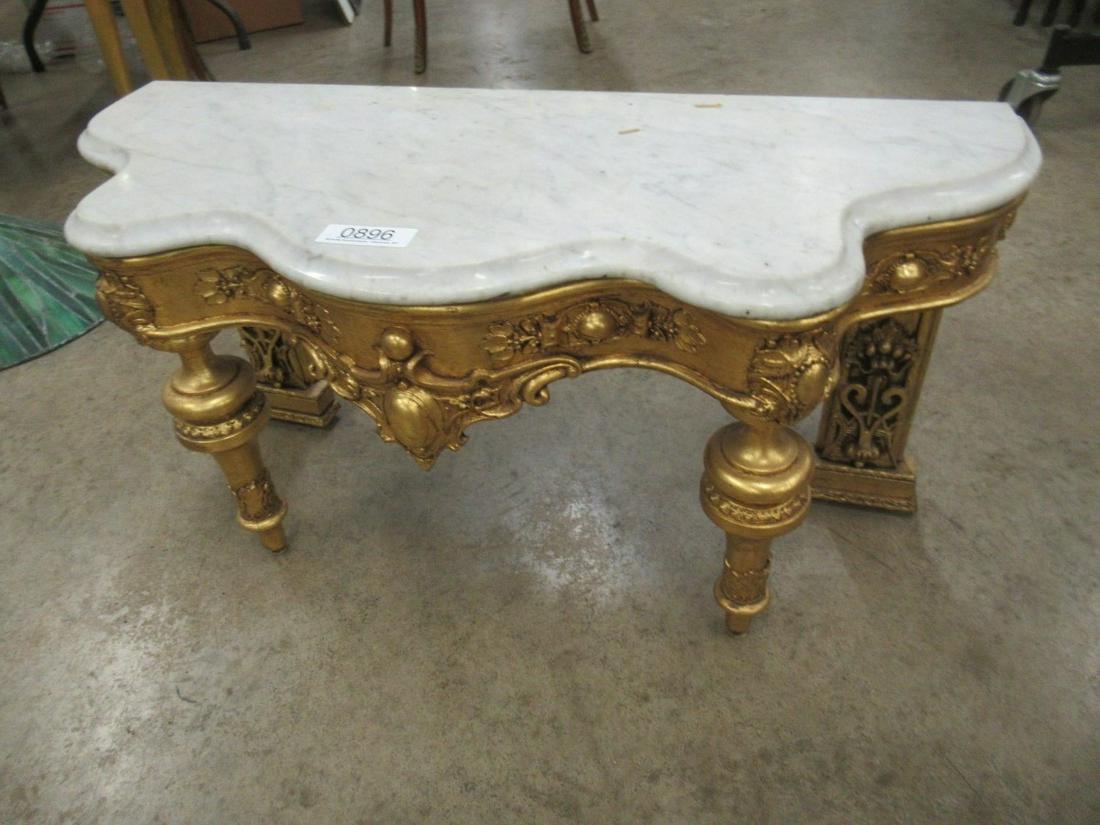 Pier Mirror Base, Decorative Gilt Wood (1 of 2)