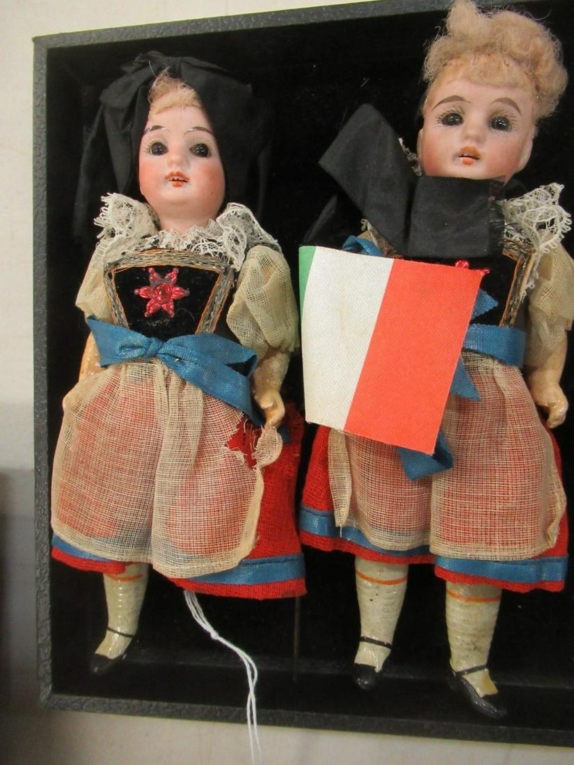 2 Costume Bisque Head Dolls (1 of 2)