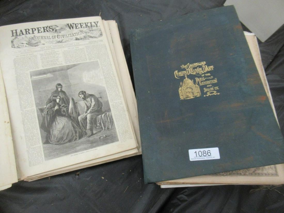 Harpers Weekly 1868, Portfolio Paris Exhibition (1 of 4)