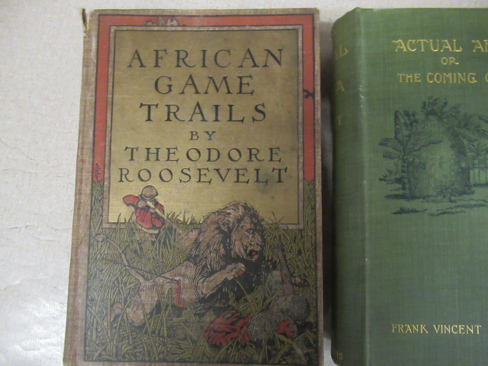 3 Books incl African Game Trails by Roosevelt (1 of 3)
