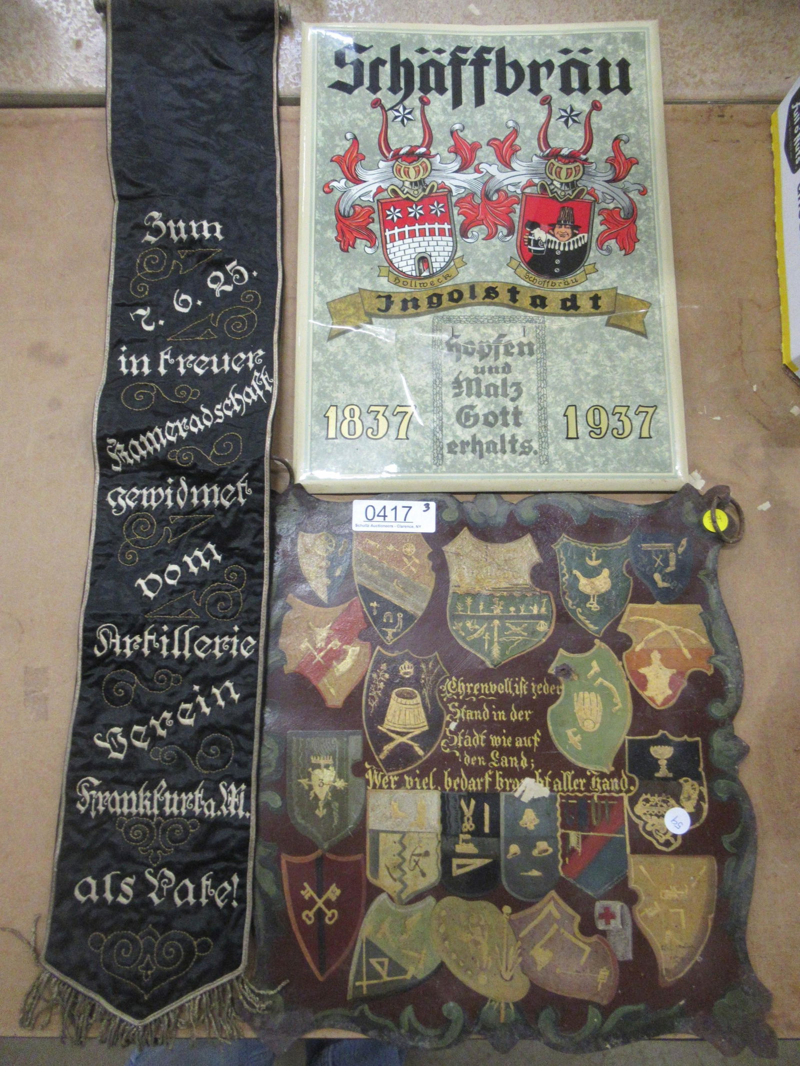 Tin Hanging Sign, Banner, Etc (1 of 9)