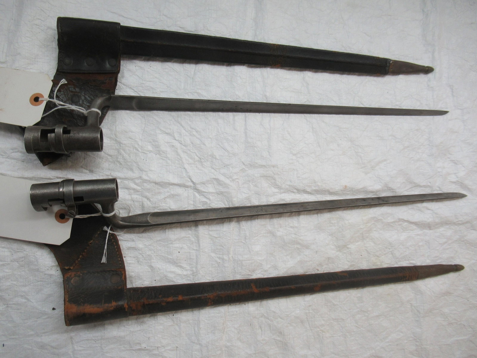 2 Civil War Bayonets: 2 Civil War Bayonets - Longest is Approx. 22.5" long