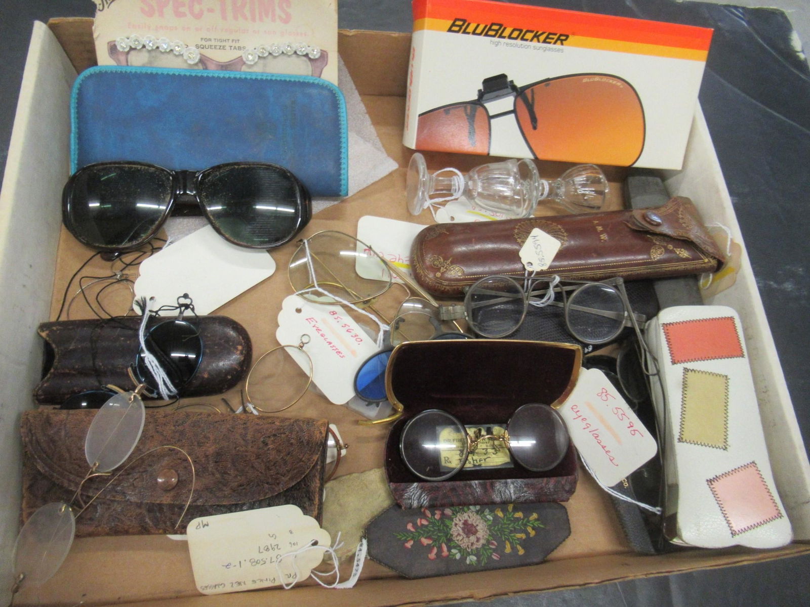 Box of Eyeglasses, some Very Early: Box of Eyeglasses, some Very Early -