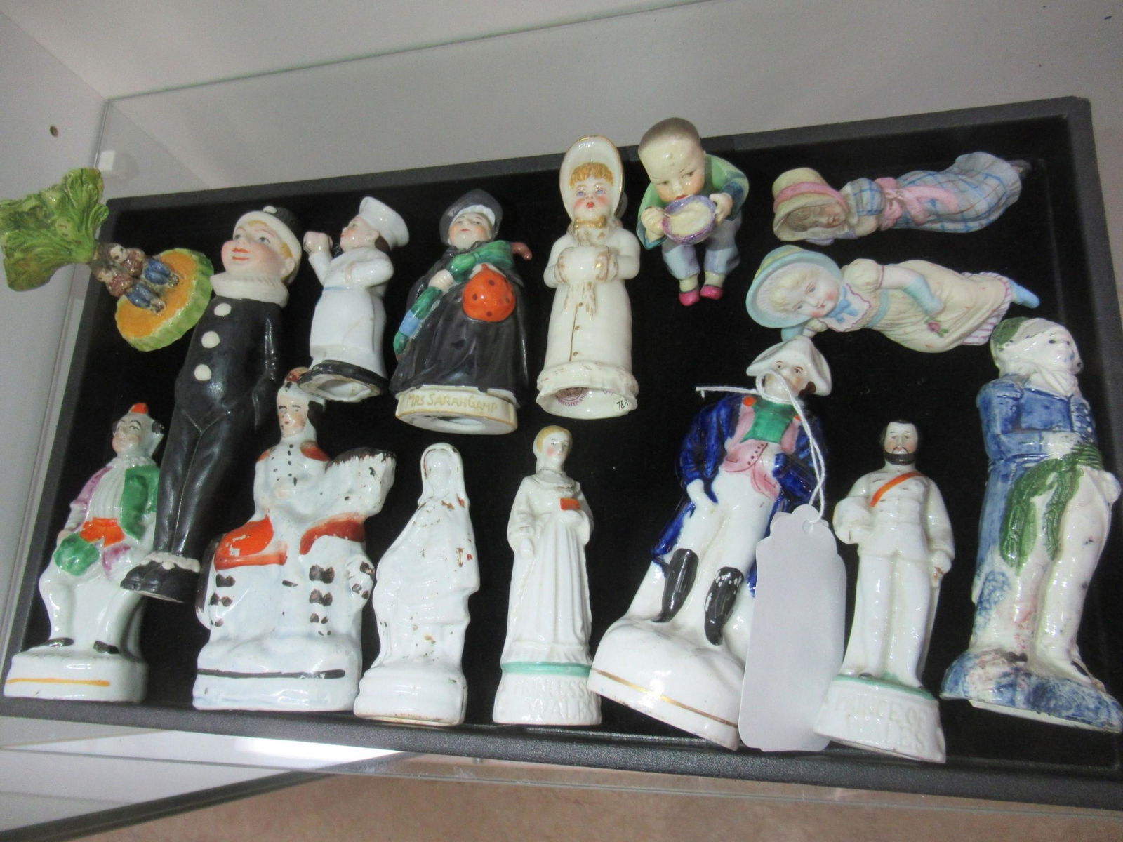 Tray with Staffordshire and Other Figures (1 of 12)
