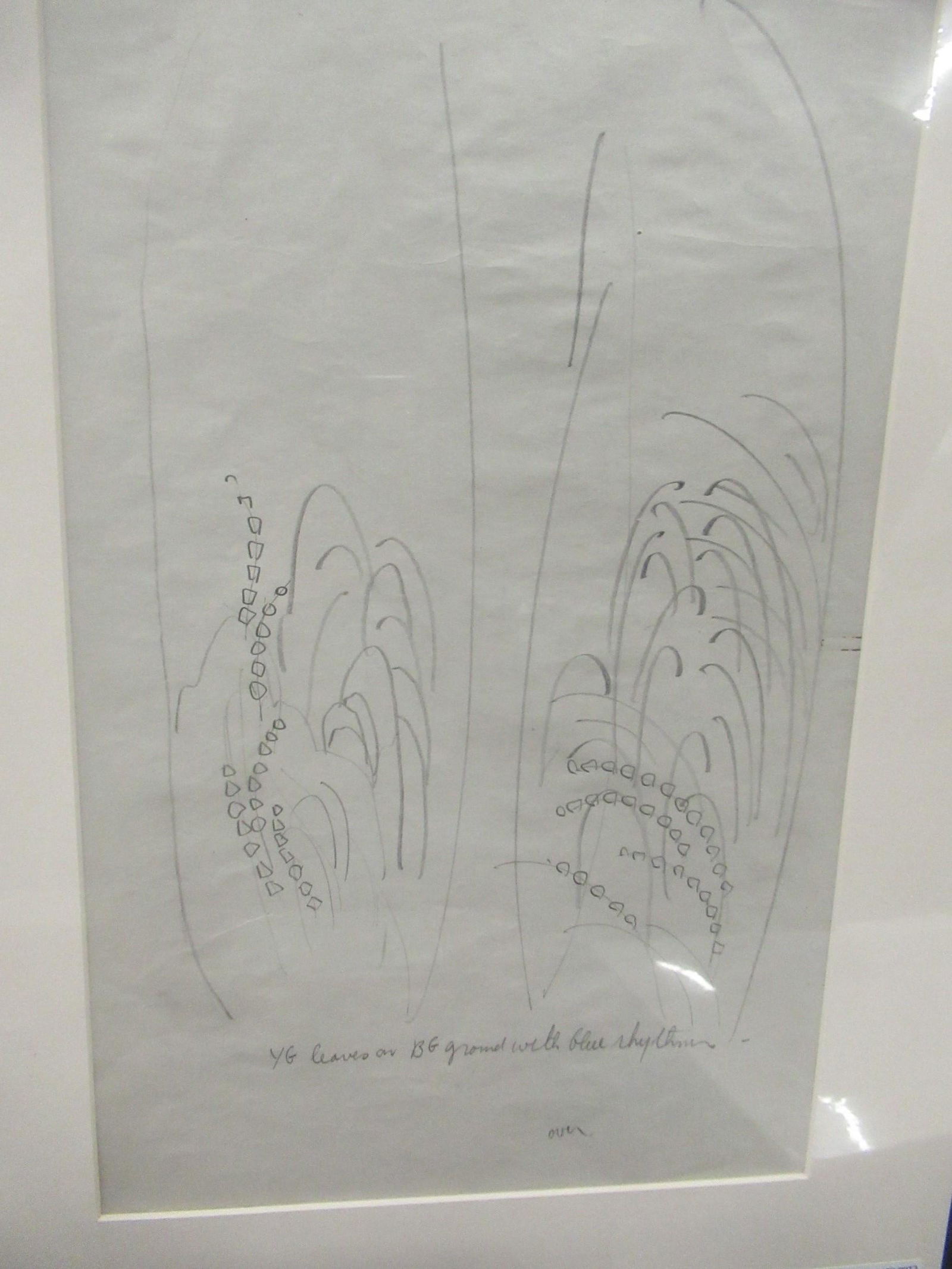 Charles Burchfield Pencil Drawing Dated 8/1/15 (1 of 4)