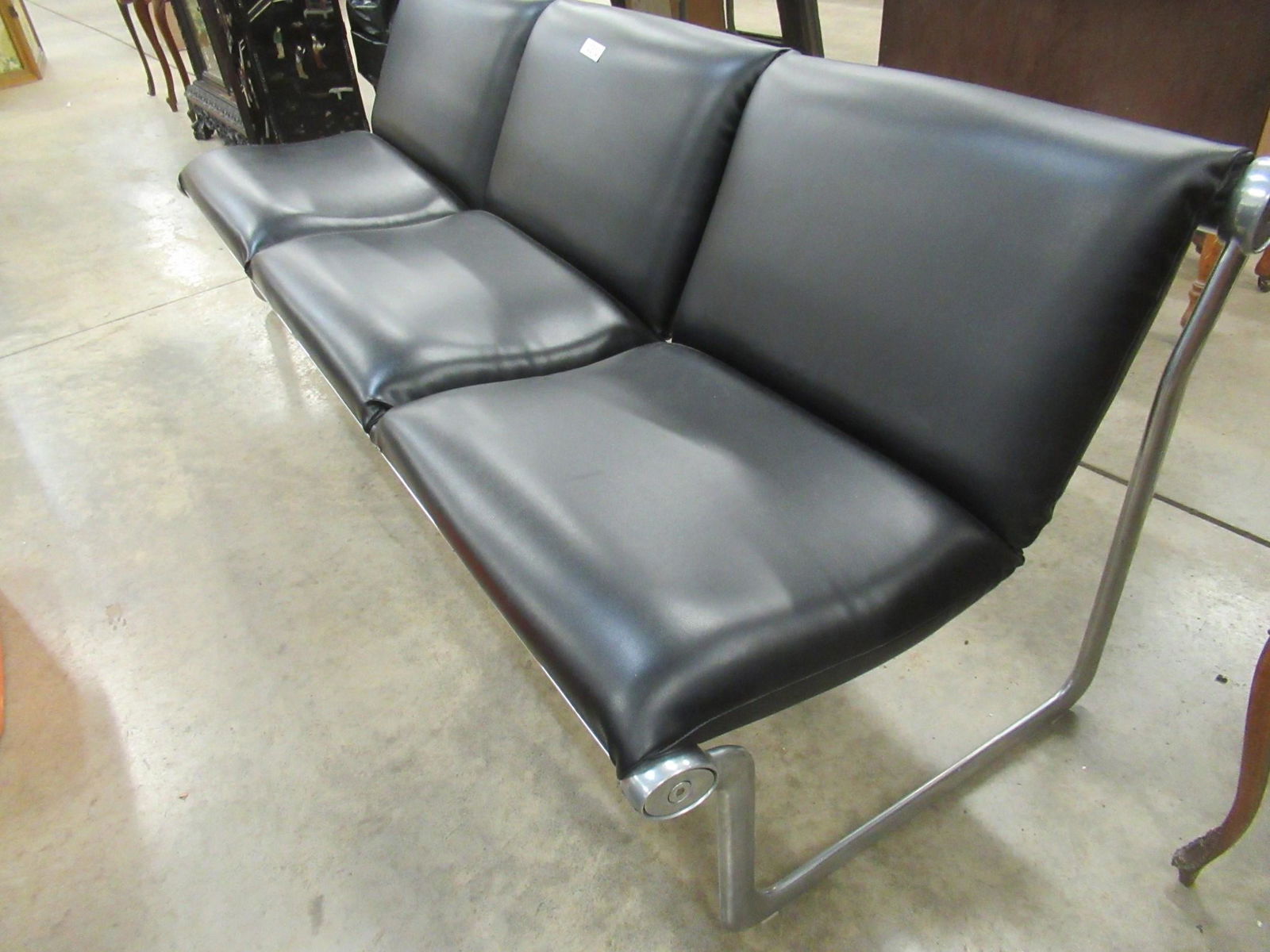 Knoll Sling Settee: Knoll Sling Settee Designed by Bruce Hannah and Morrison - Approx. 28" h x 81"w x 31"d