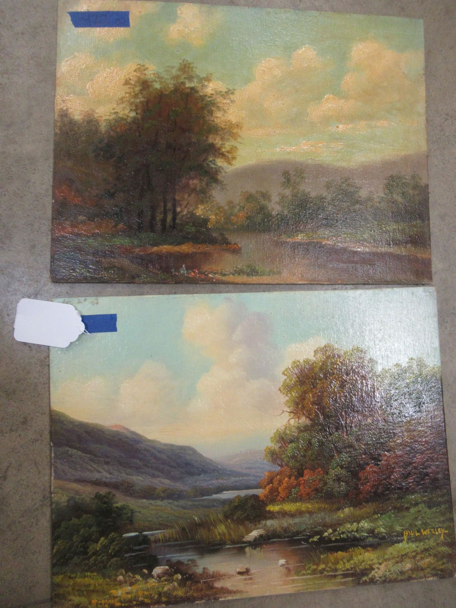 2 Paintings on Board by Paul Wesley Arndt (1 of 2)