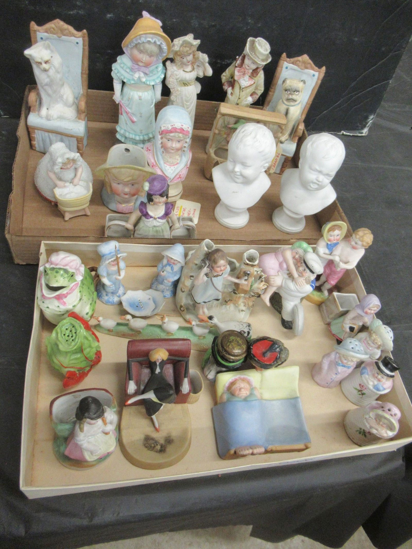 2 Boxes Mostly Bisque Figures (1 of 7)
