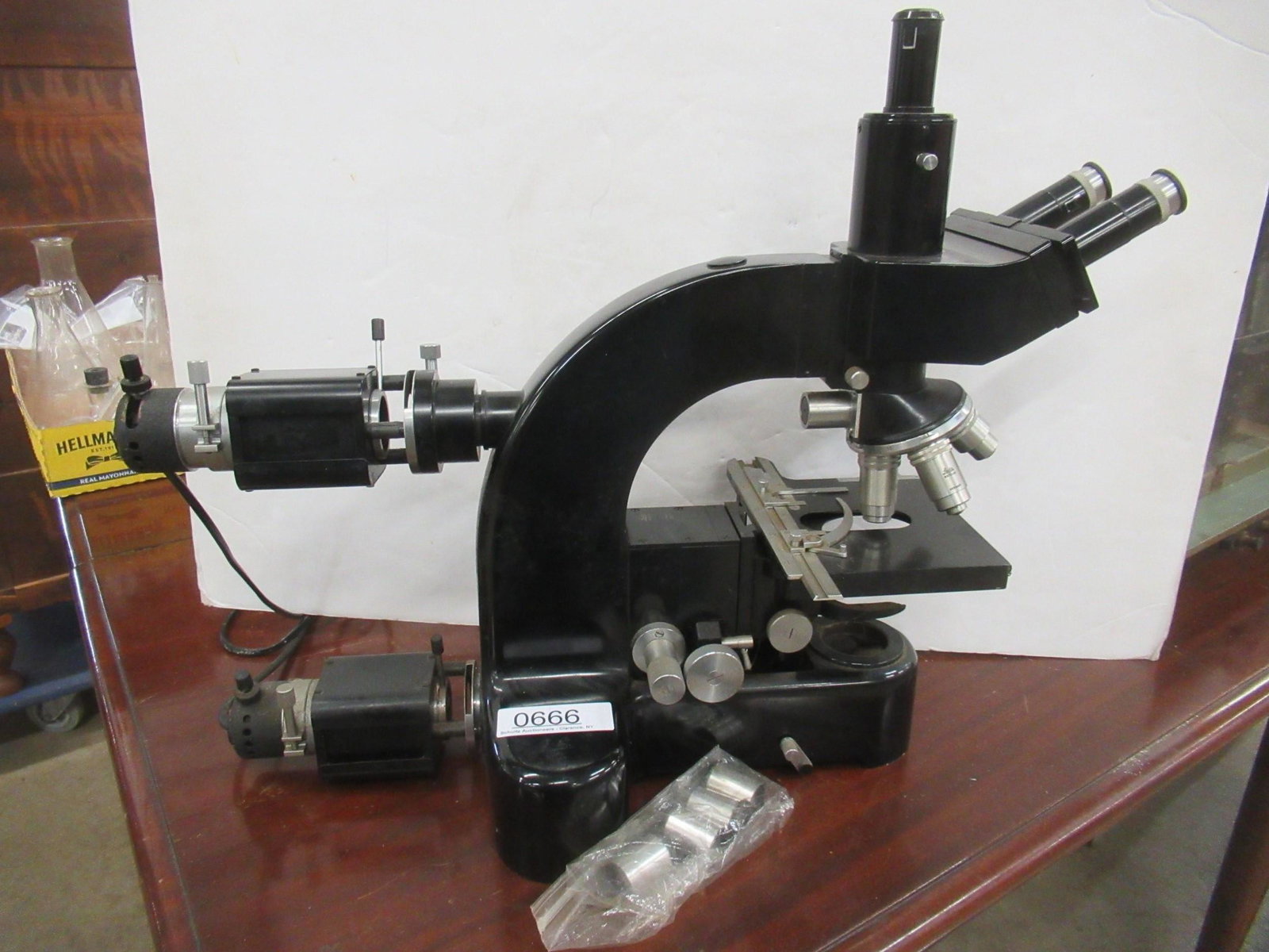 Ernst Leitz Wetzler Germany Microscope: Ernst Leitz Wetzler Germany Microscope, Very Rare Model -