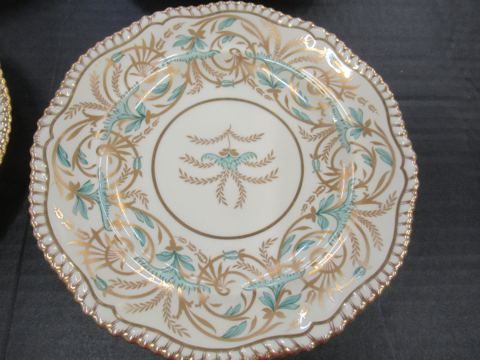 9 Copeland Spode Dessert Plates: 9 Copeland Spode Dessert Plates Sold by Tiffany and Co. - Approx. 8" diam