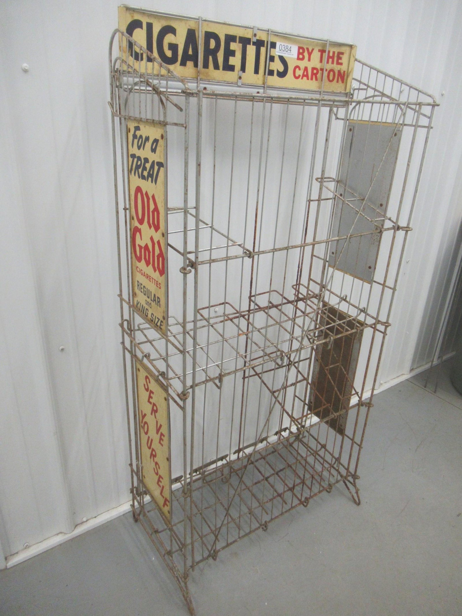 Old Gold Floor Cigarette Display: Old Gold Floor Cigarette Display -