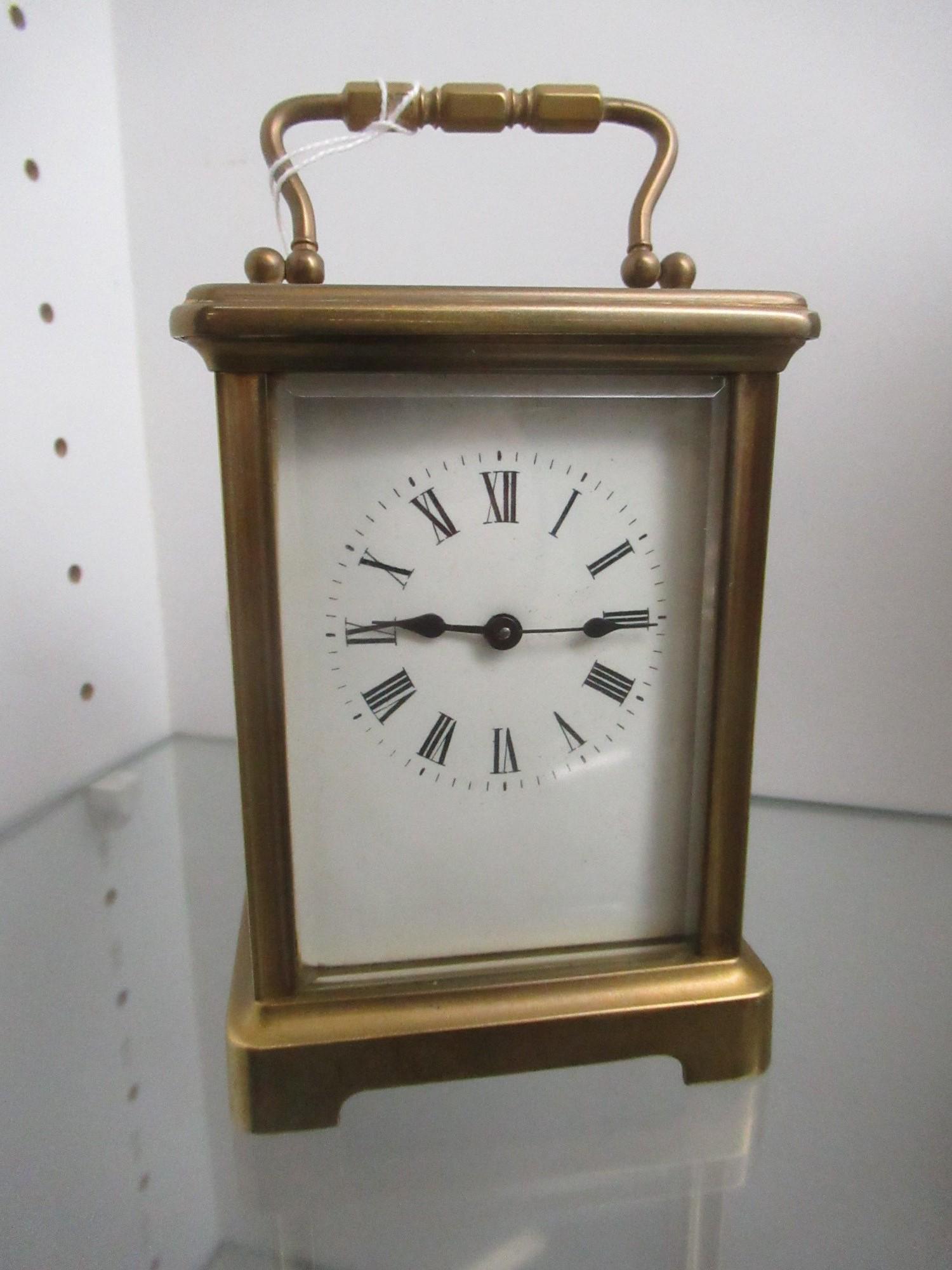 French Brass Carriage Clock (1 of 2)