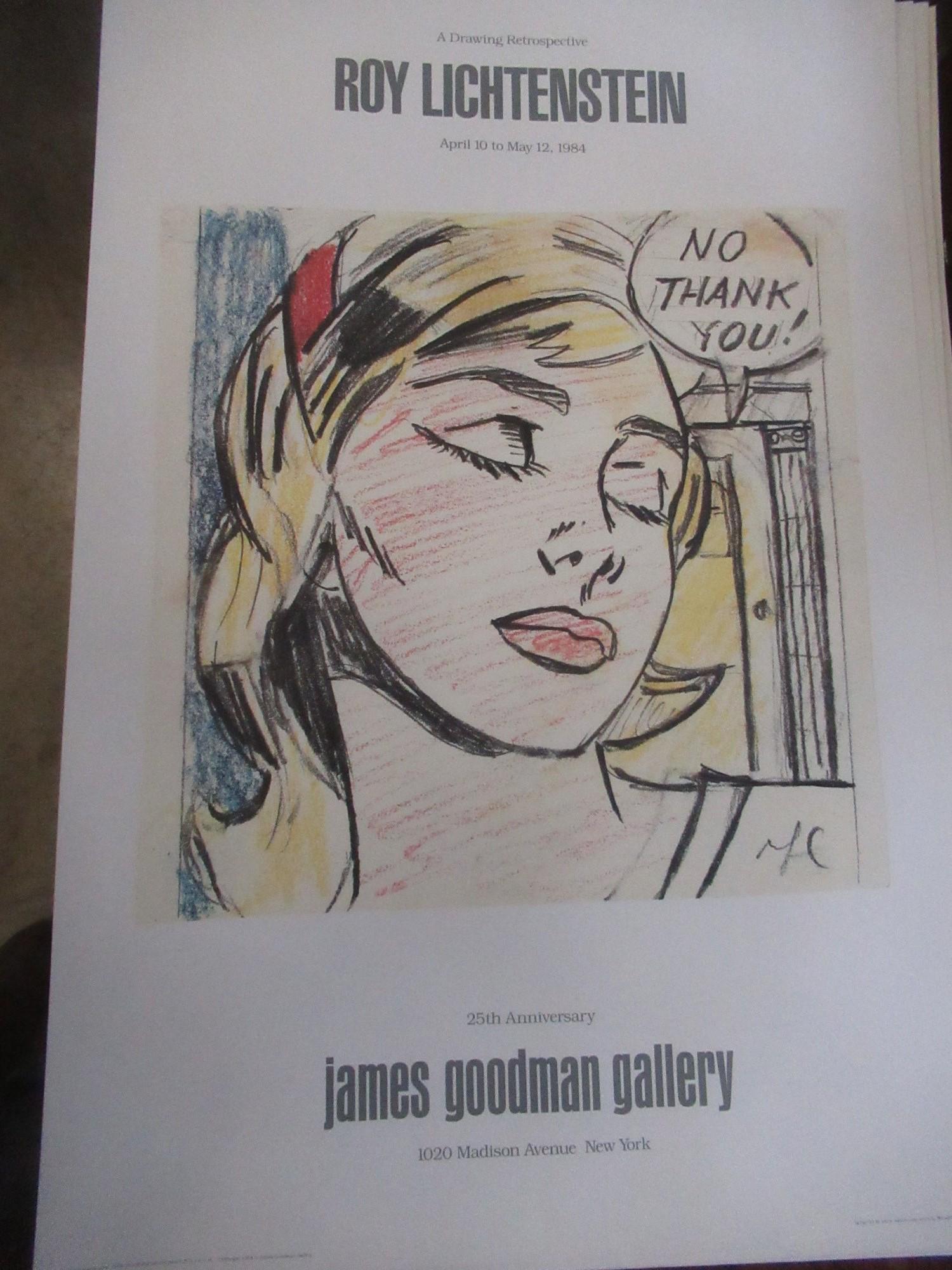 16 Roy Lichtenstein Posters 1984 (1 of 4)