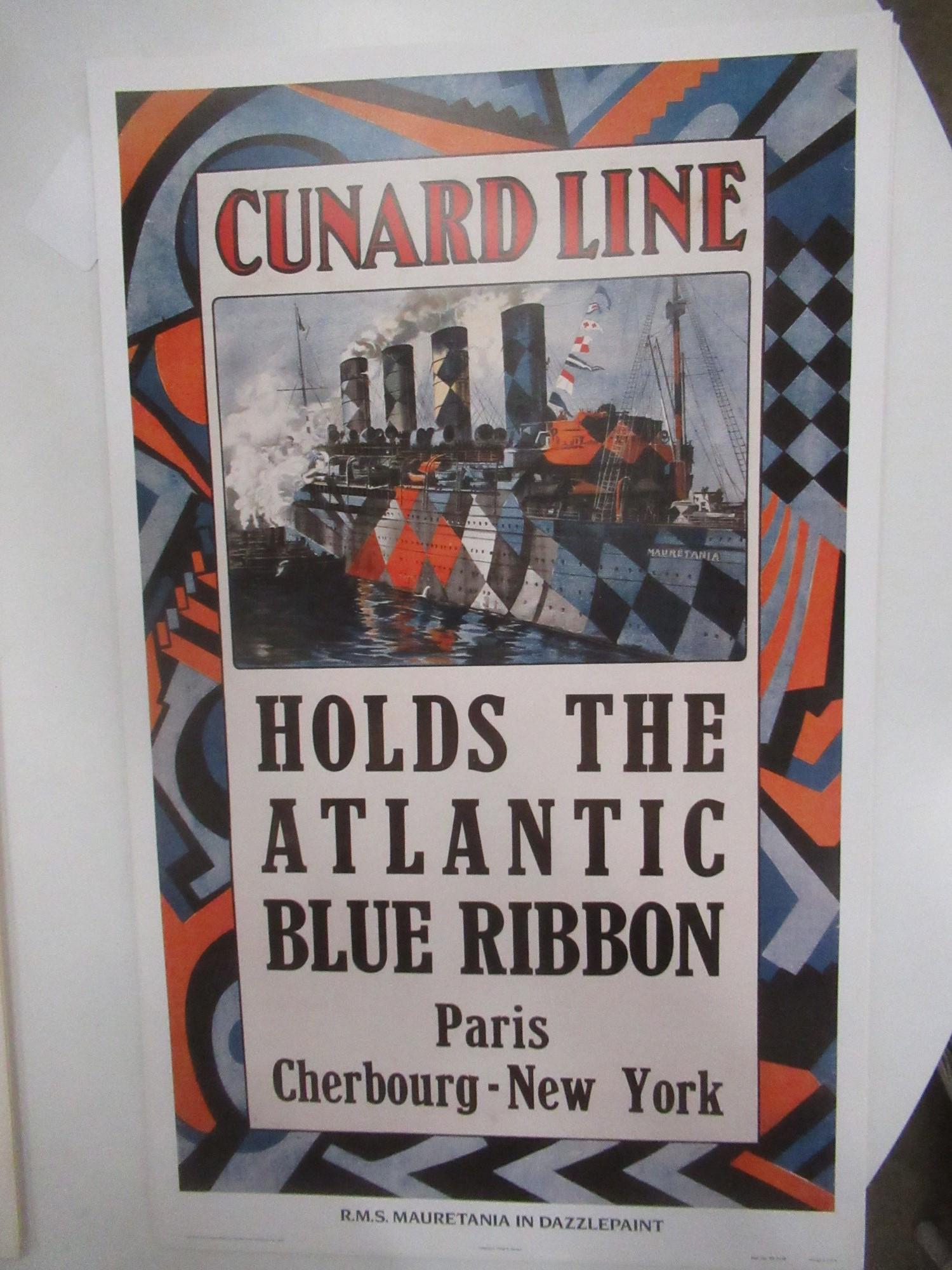16 - 1990 Posters of Cunard Line (1 of 3)