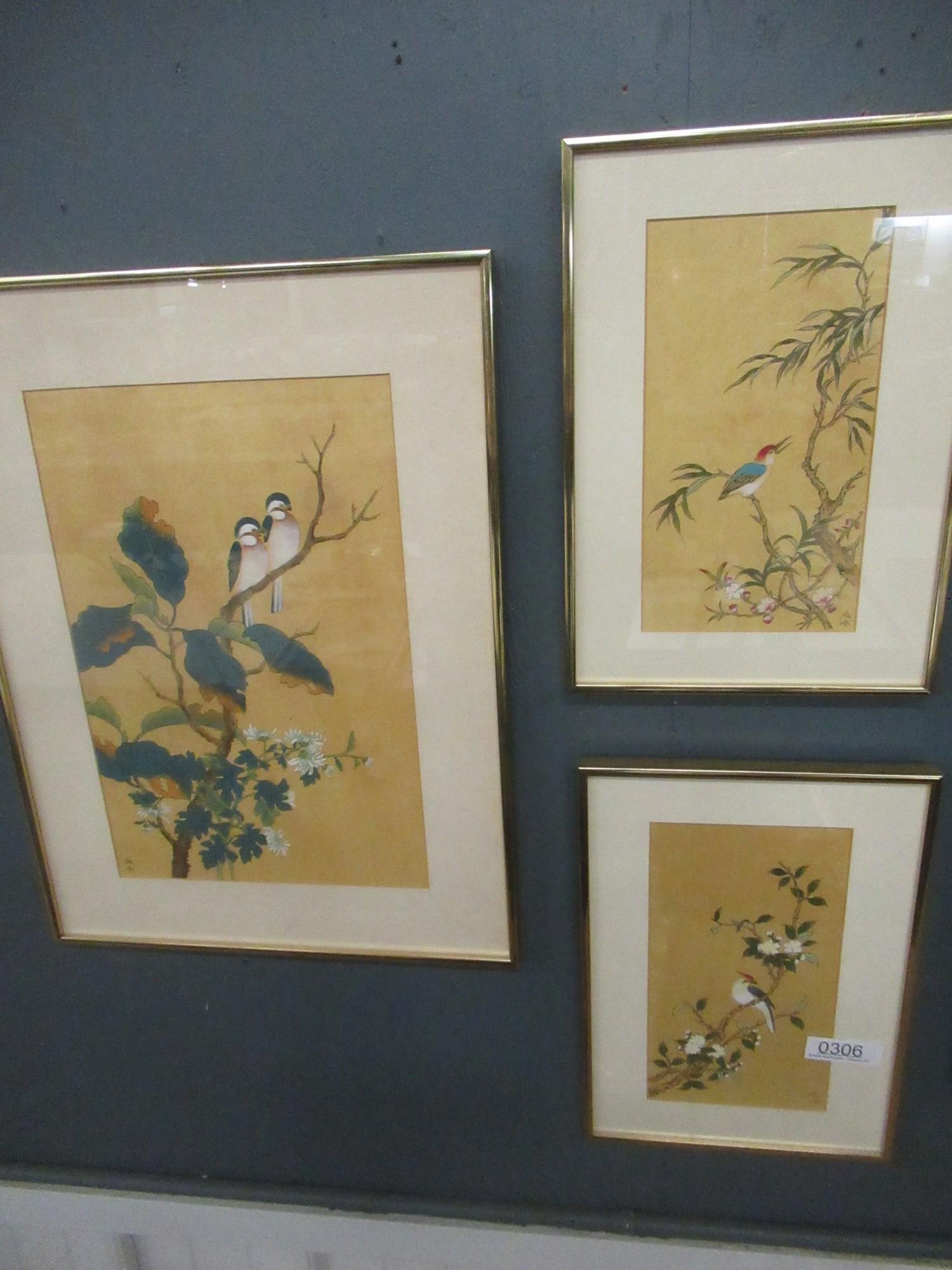 3 Hand Colored Prints Signed (1 of 7)