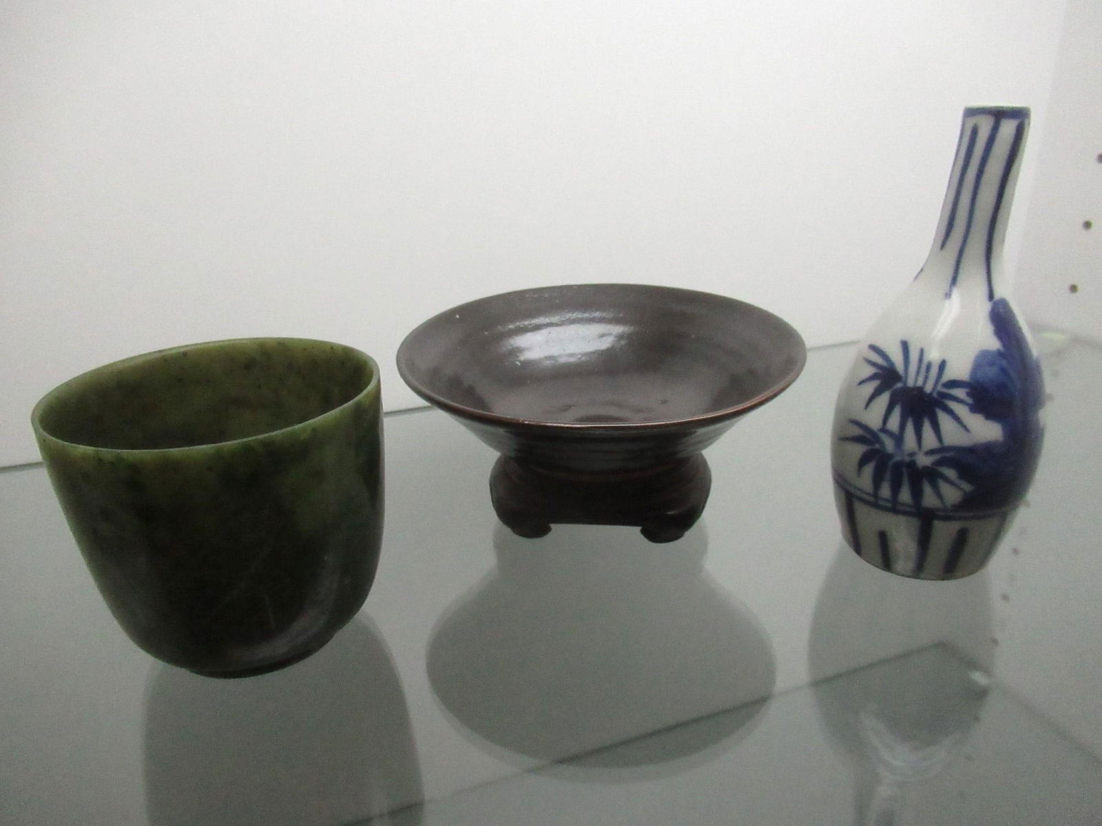 Chinese Blue and White Small Vase, Bowl, Etc (1 of 10)