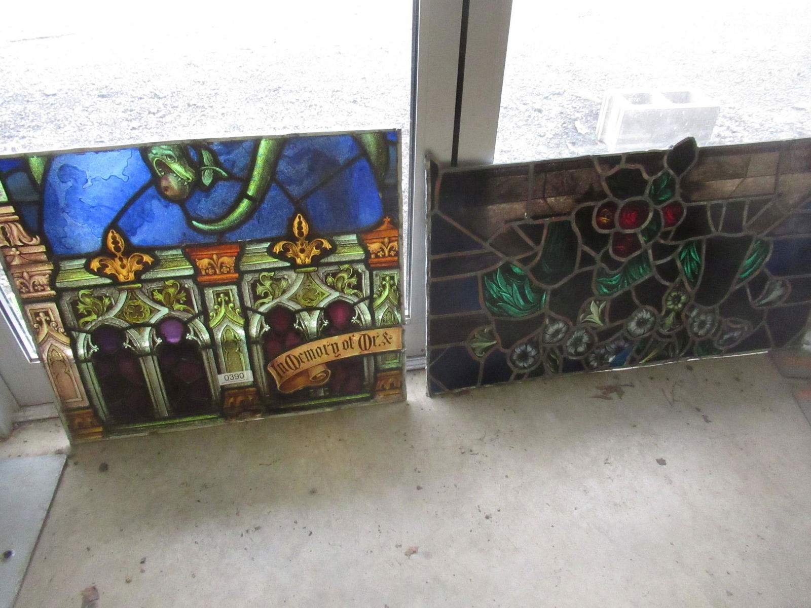 2 Stained Glass Windows (1 of 4)