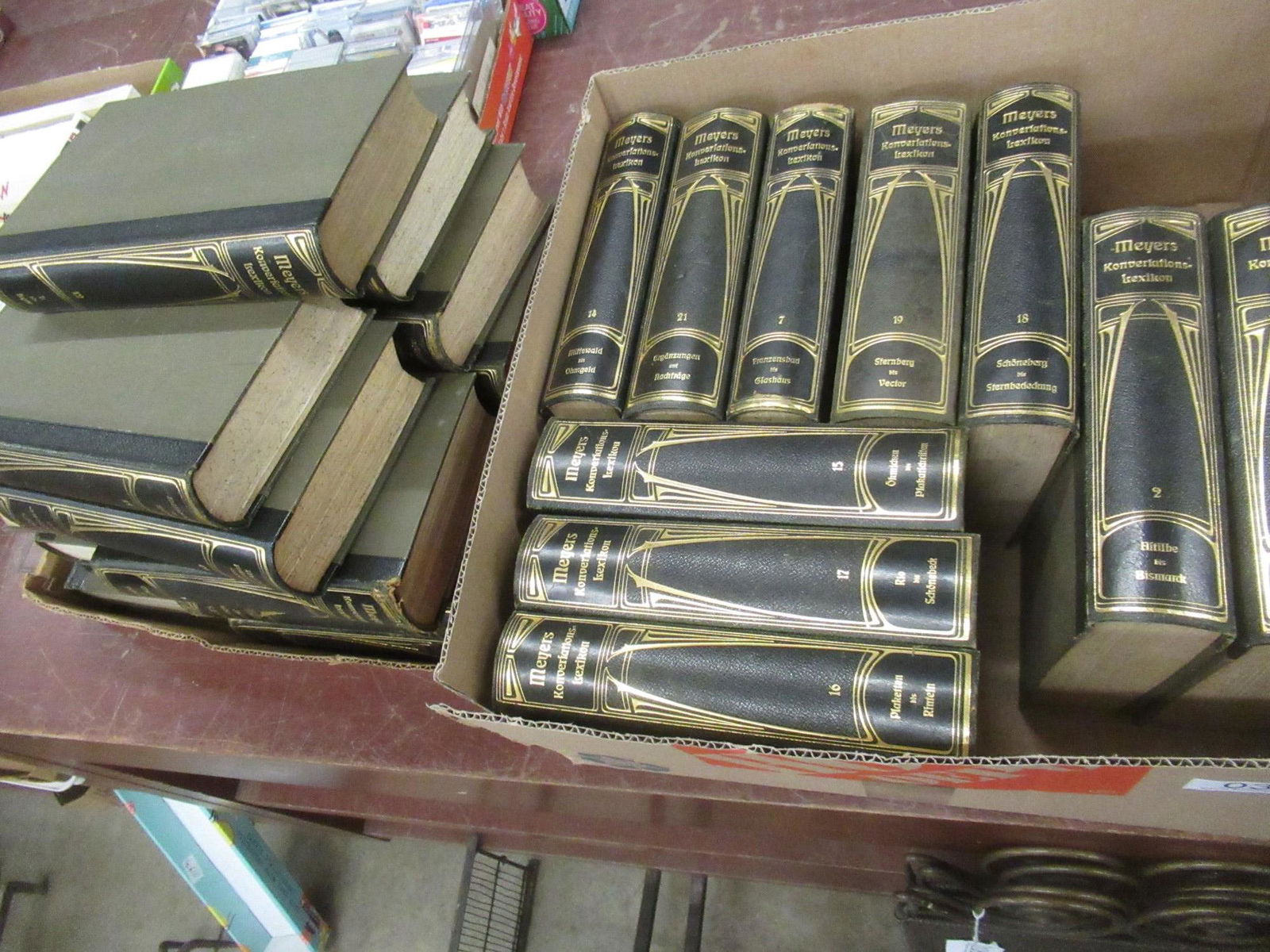 2 Boxes of Books - Meyers Konversations-Lexikon (1 of 15)