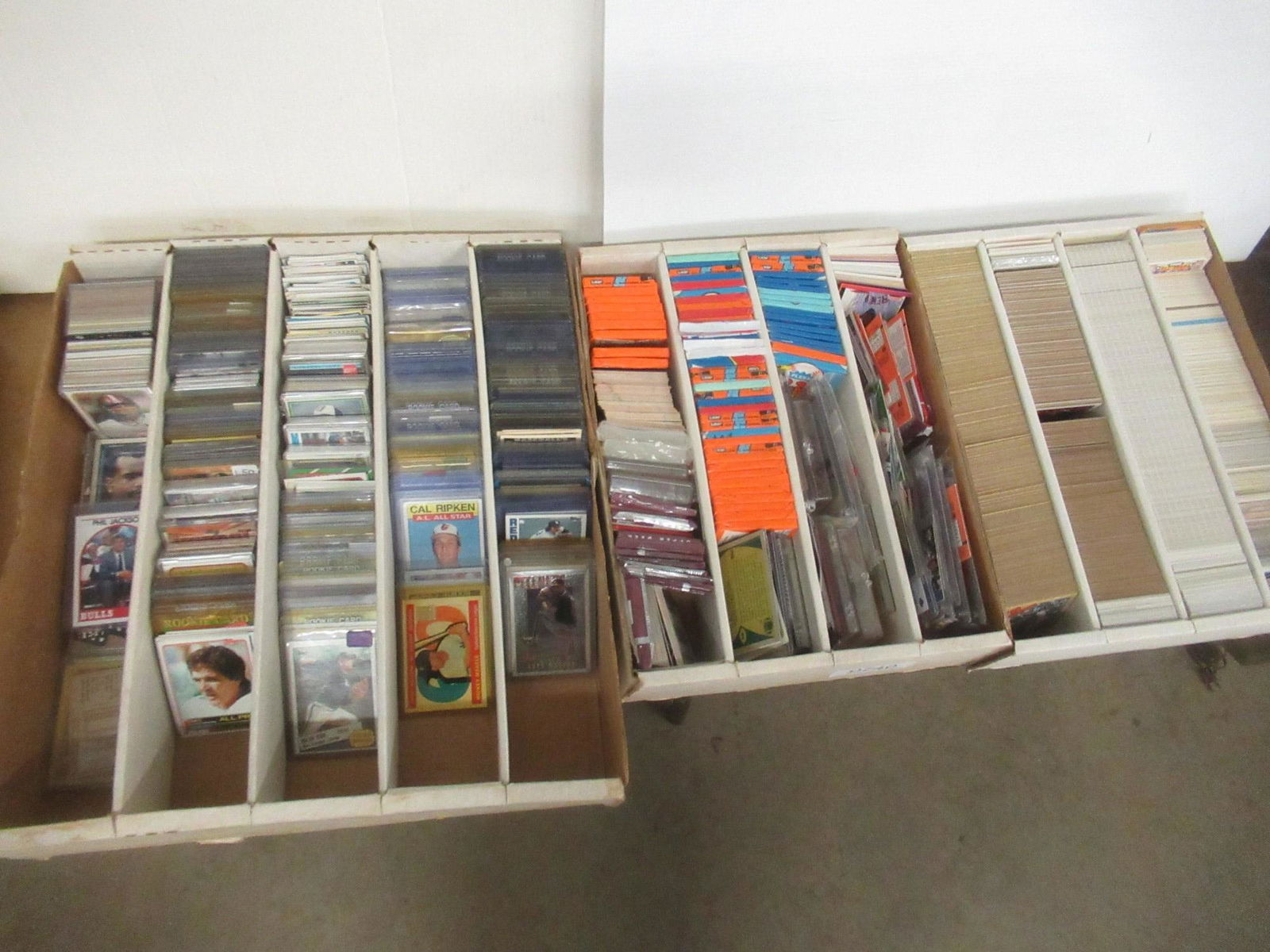 3 Boxes of Misc. Baseball and Football Cards (1 of 4)