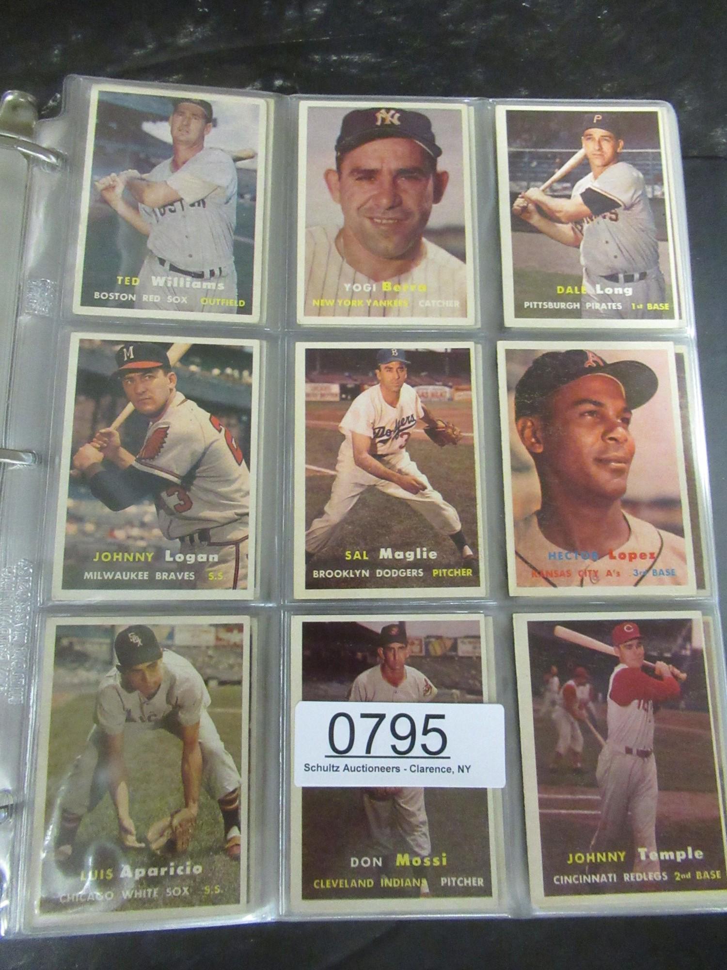 Complete Set of 1957 Topps Baseball Cards (1 of 10)