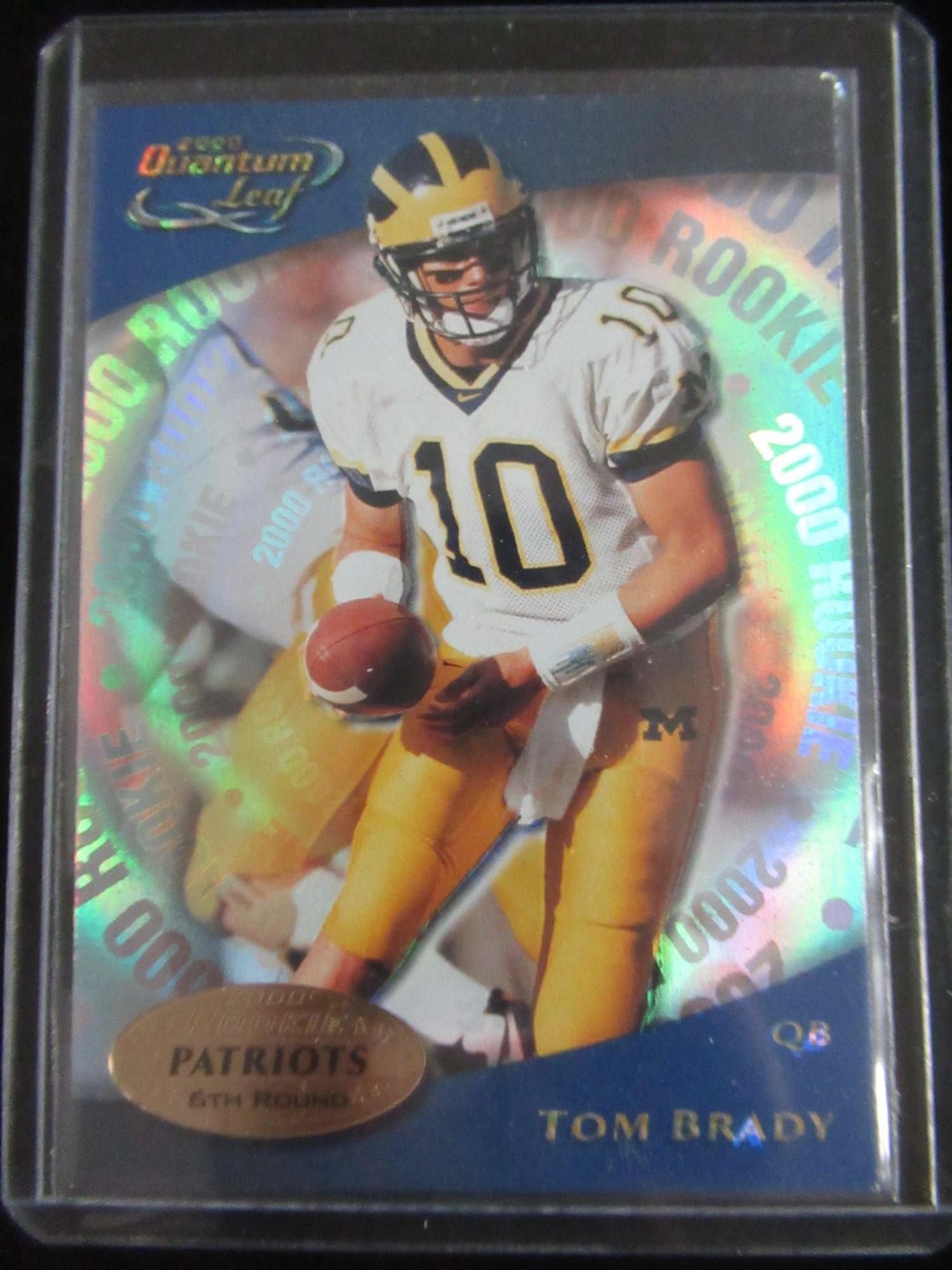 2000 Quantum Leaf Tom Brady #343 Rookie Card (1 of 2)