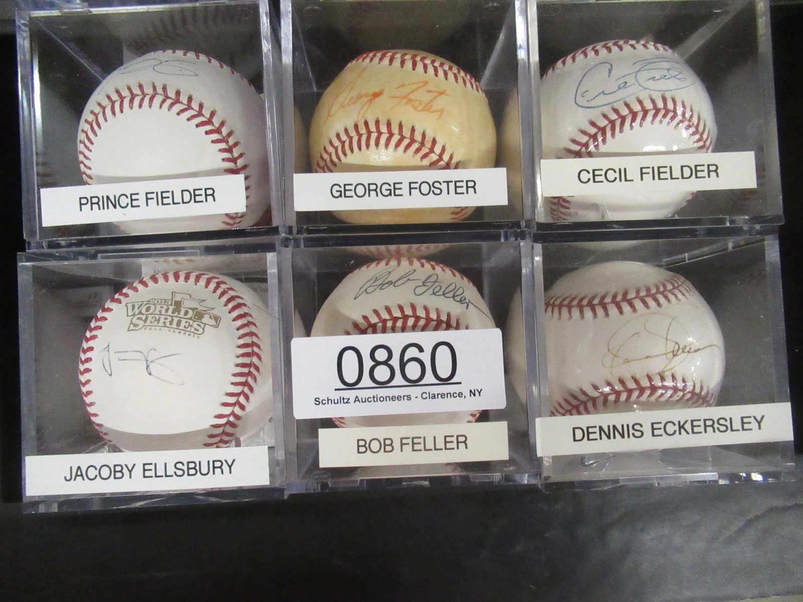 6 Autographed Baseballs incl. George Foster (1 of 14)
