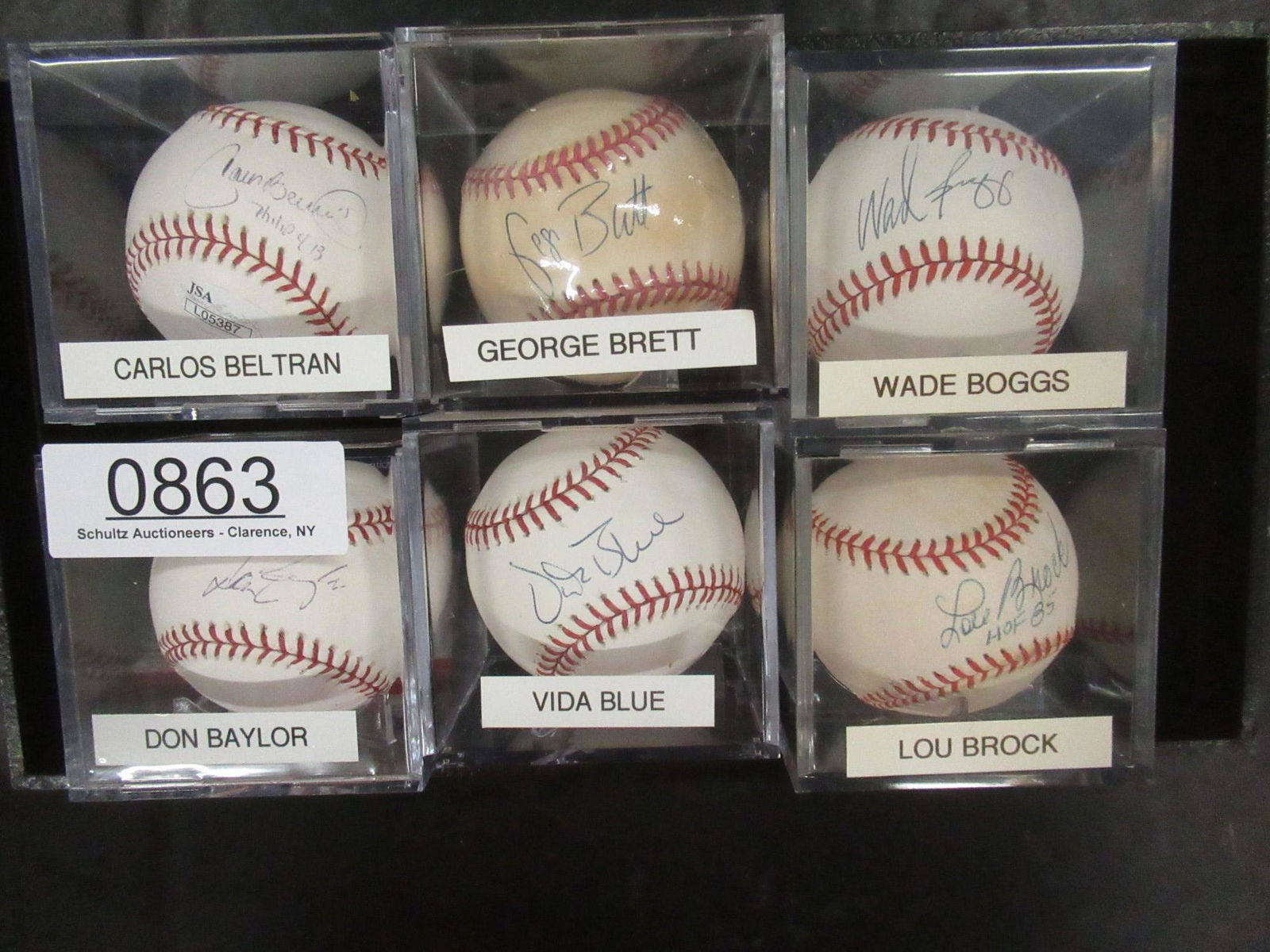 6 Autographed Baseballs incl. Don Baylor (1 of 8)
