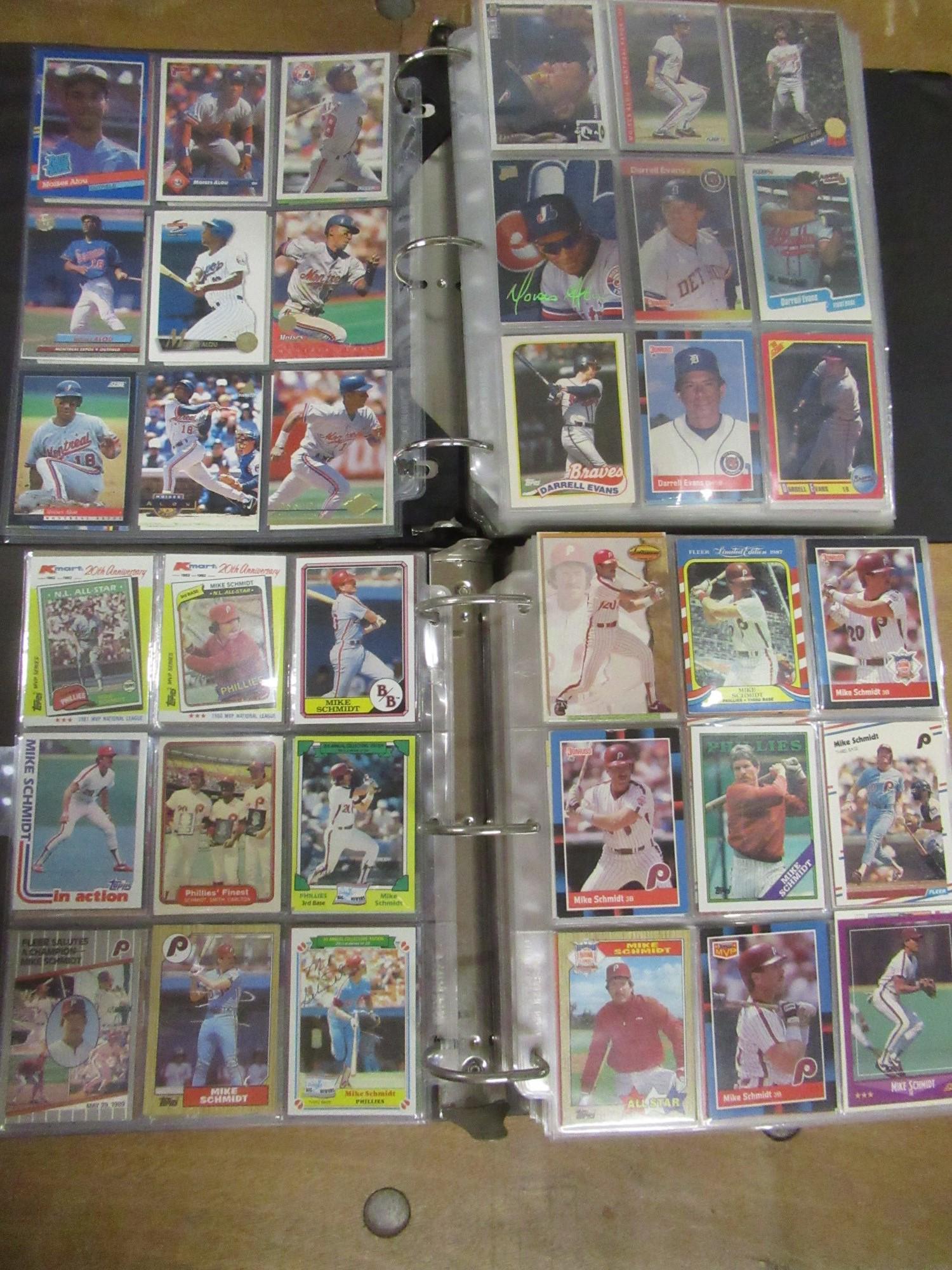 4 Binders and Misc. Cards incl Frank Thomas (1 of 11)