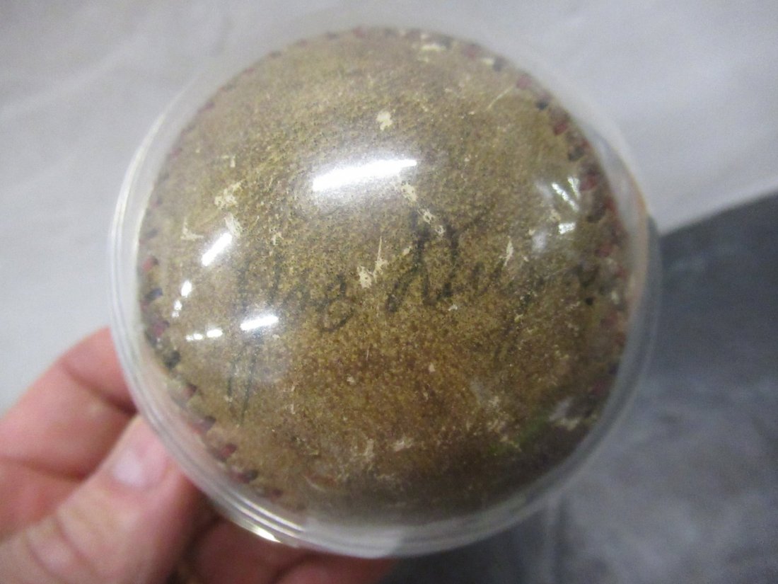 Signed Baseball with Signatures of Babe Ruth etc (1 of 3)