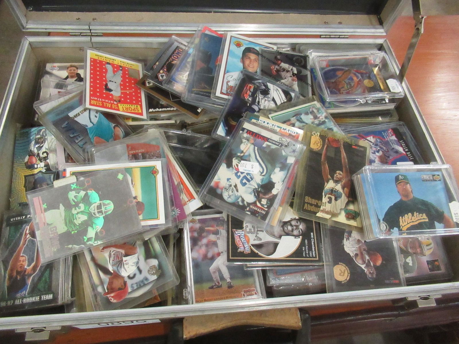 Briefcase Full of Misc Sports Cards incl Baseball (1 of 2)