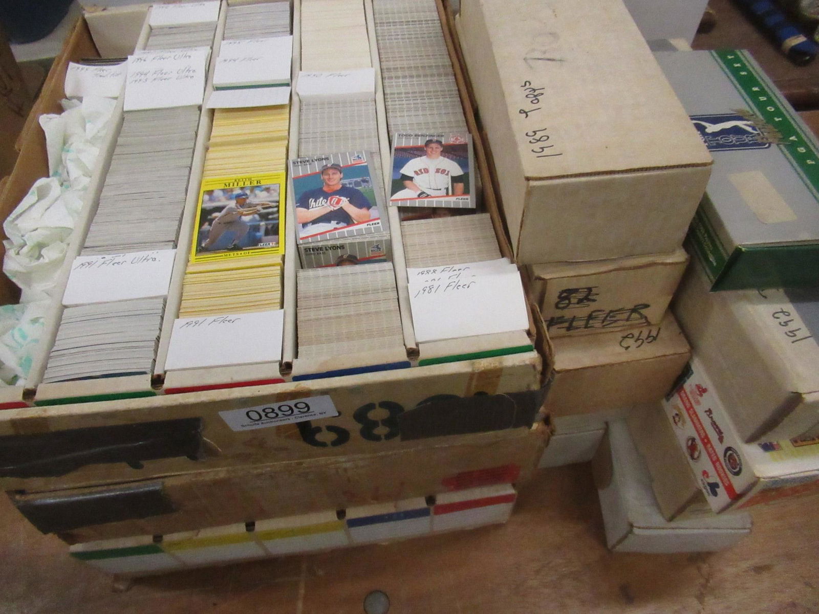Boxes of Sports Cards incl Topps, Donruss (1 of 7)