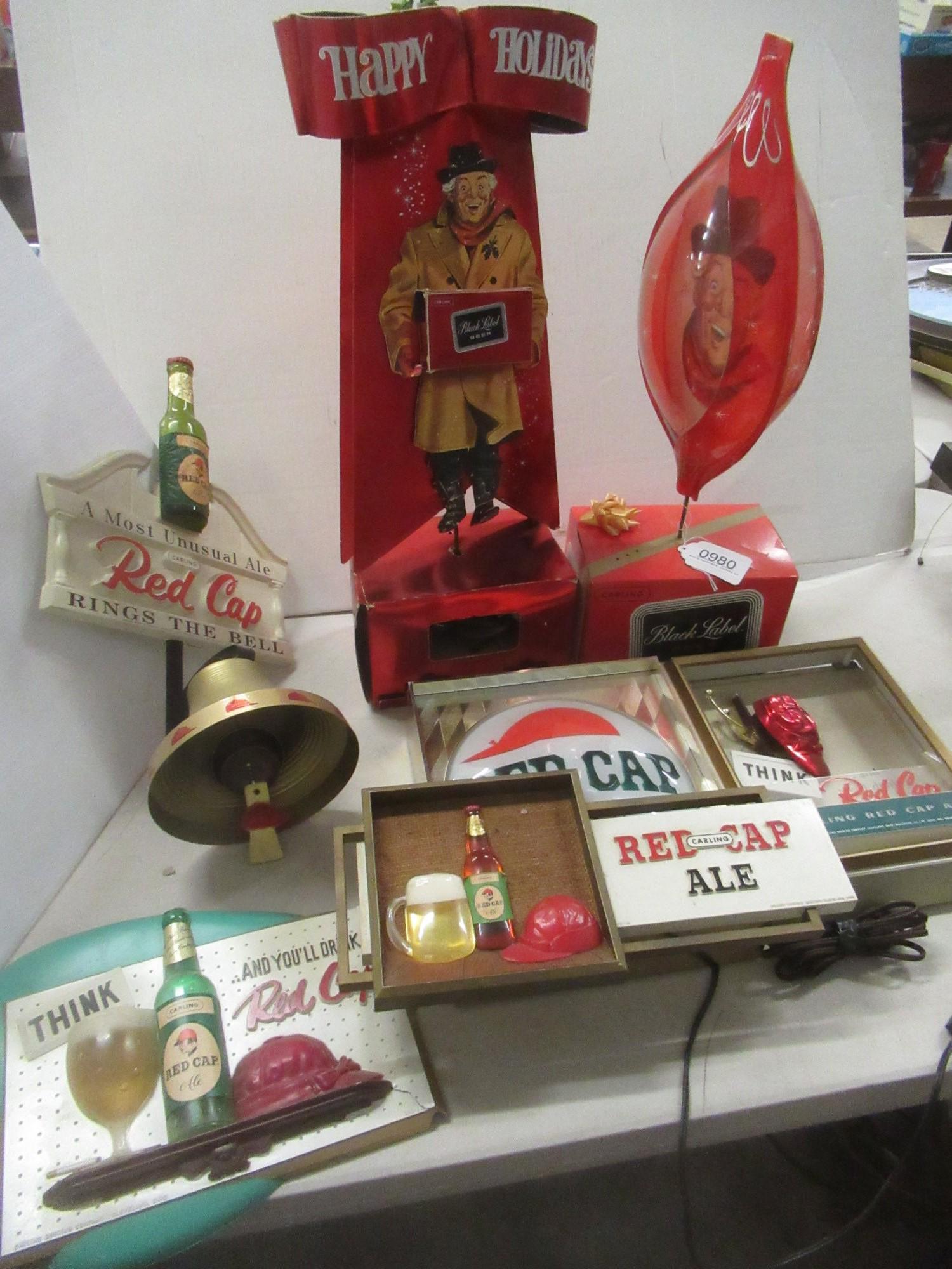 Carlings Red Cat & Black Label Advertising Items (1 of 2)