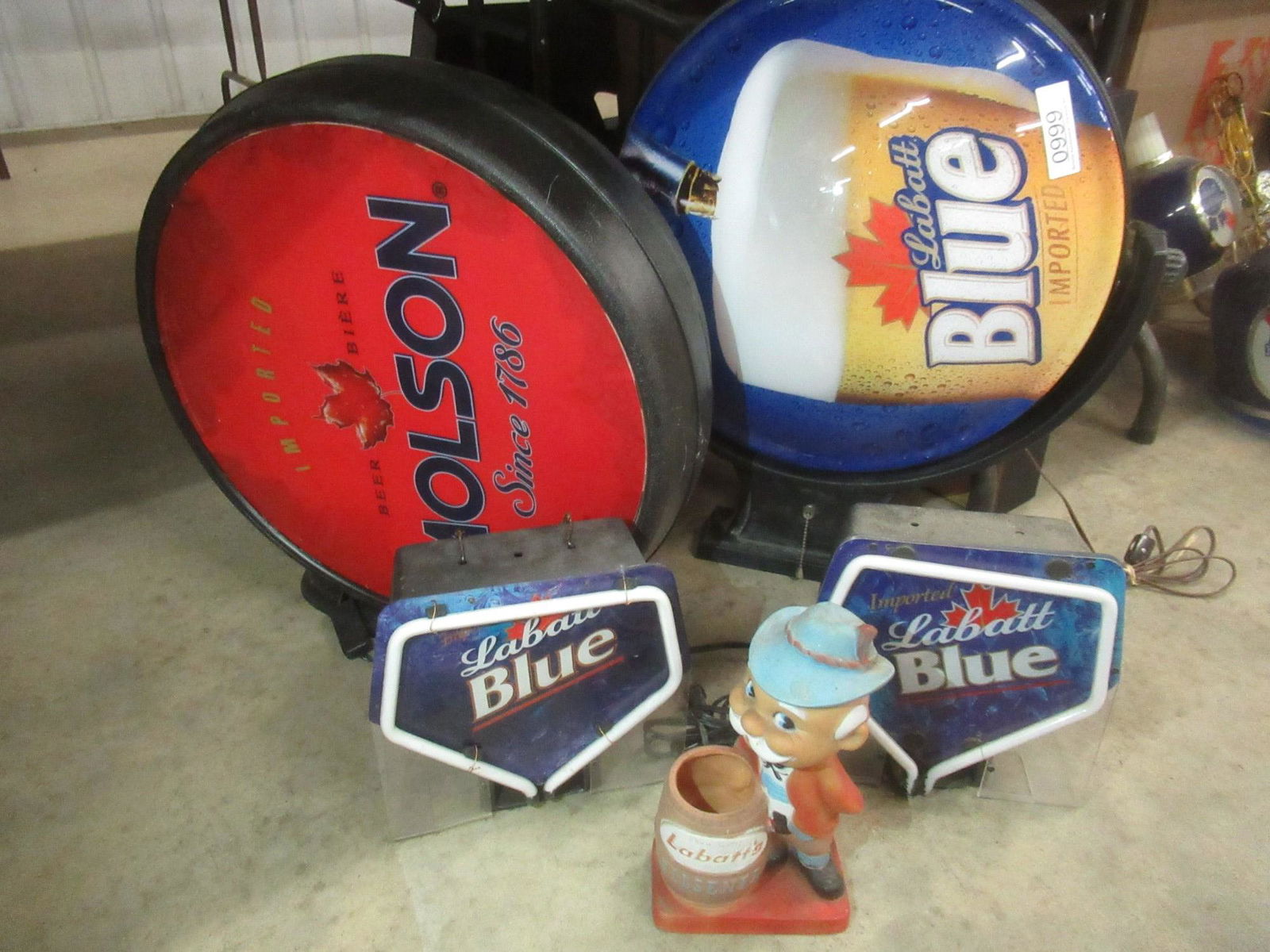 Labatt Blue Advertising Items incl signs, etc (1 of 4)