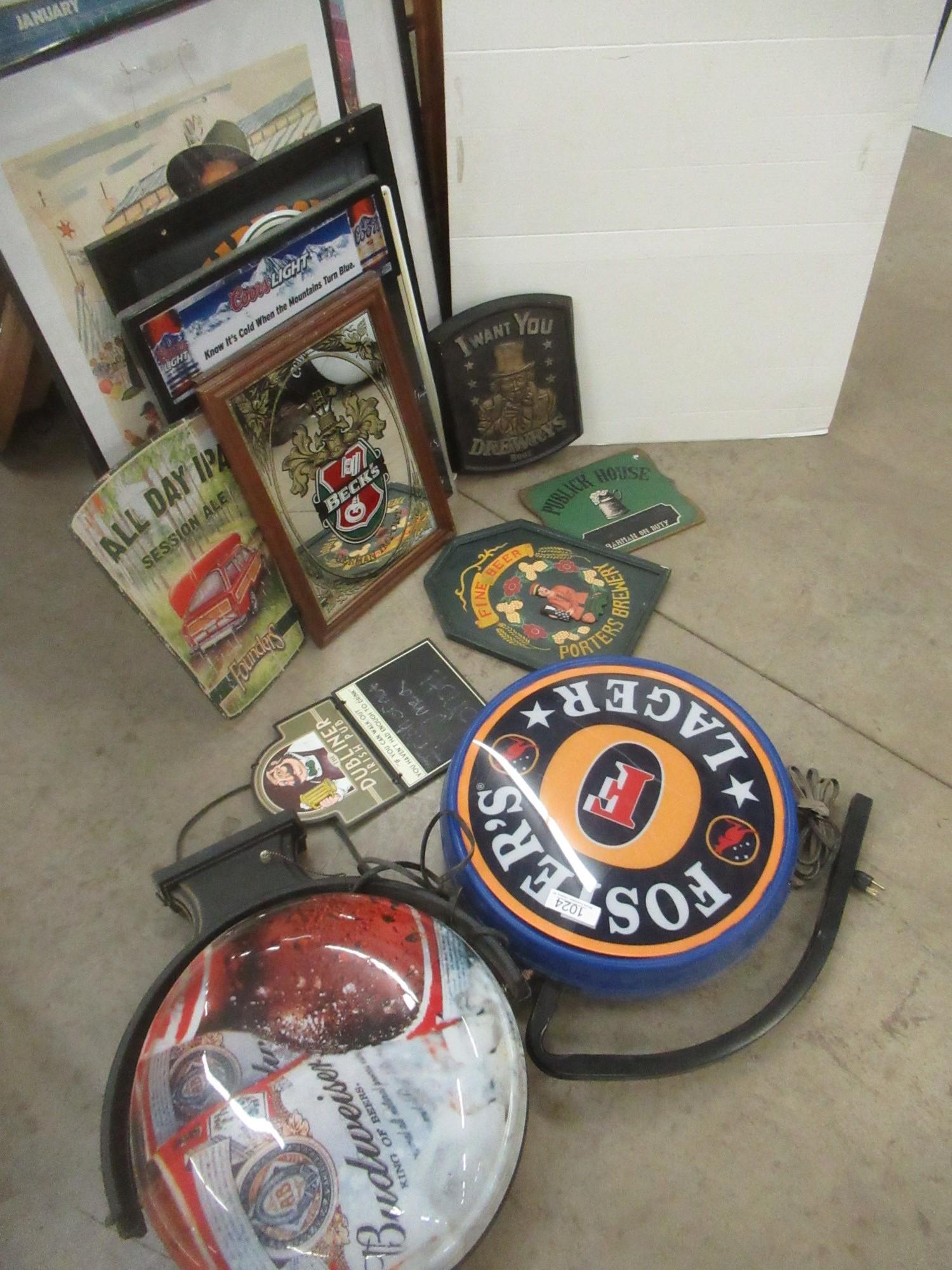 Budweiser Calendar, German Beer Poster, etc (1 of 3)