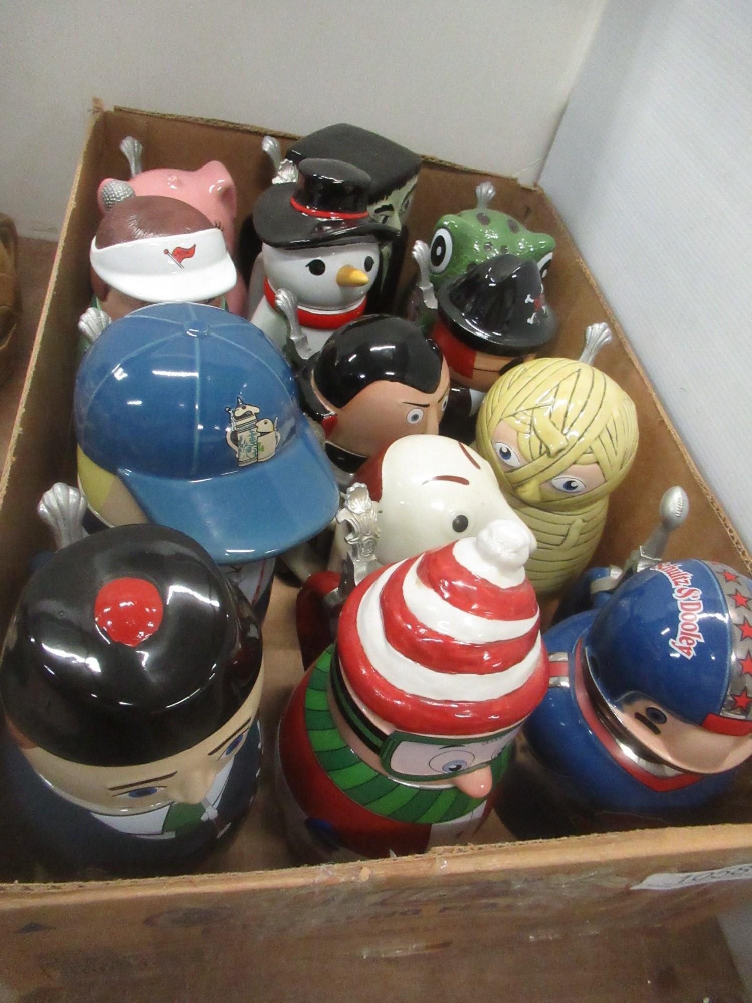 13 Various Steins incl Schultz & Dooley (1 of 5)