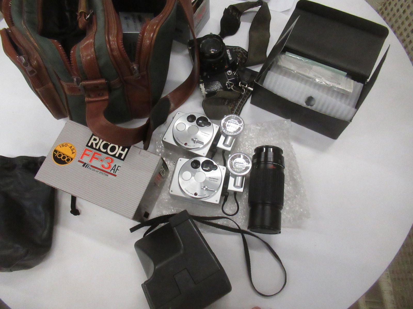 Box Lot of Cameras incl Olympus, Konica, etc (1 of 5)