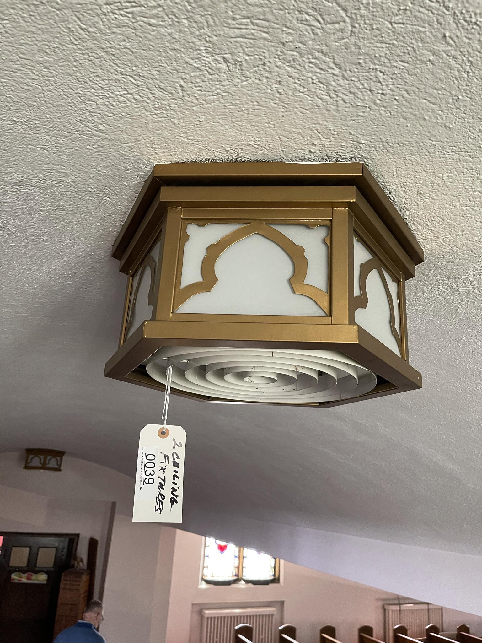 2 Metal Gothic Style Light Fixtures (1 of 2)