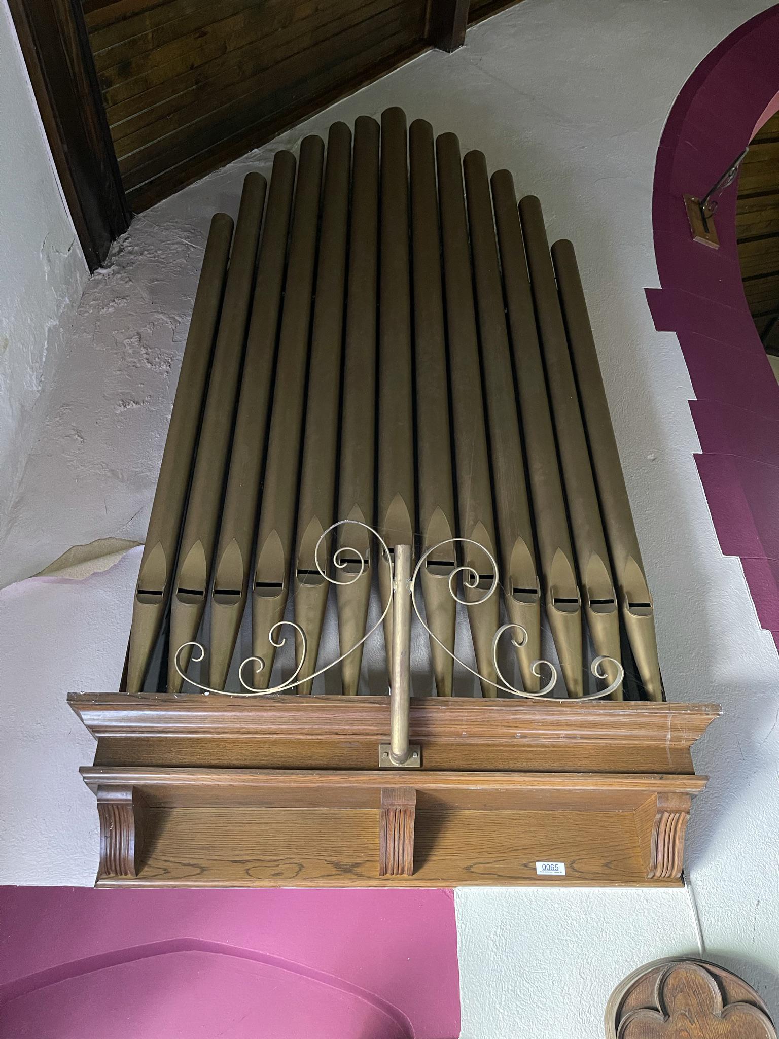 Group of 13 Pipes for a Pipe Organ (1 of 1)