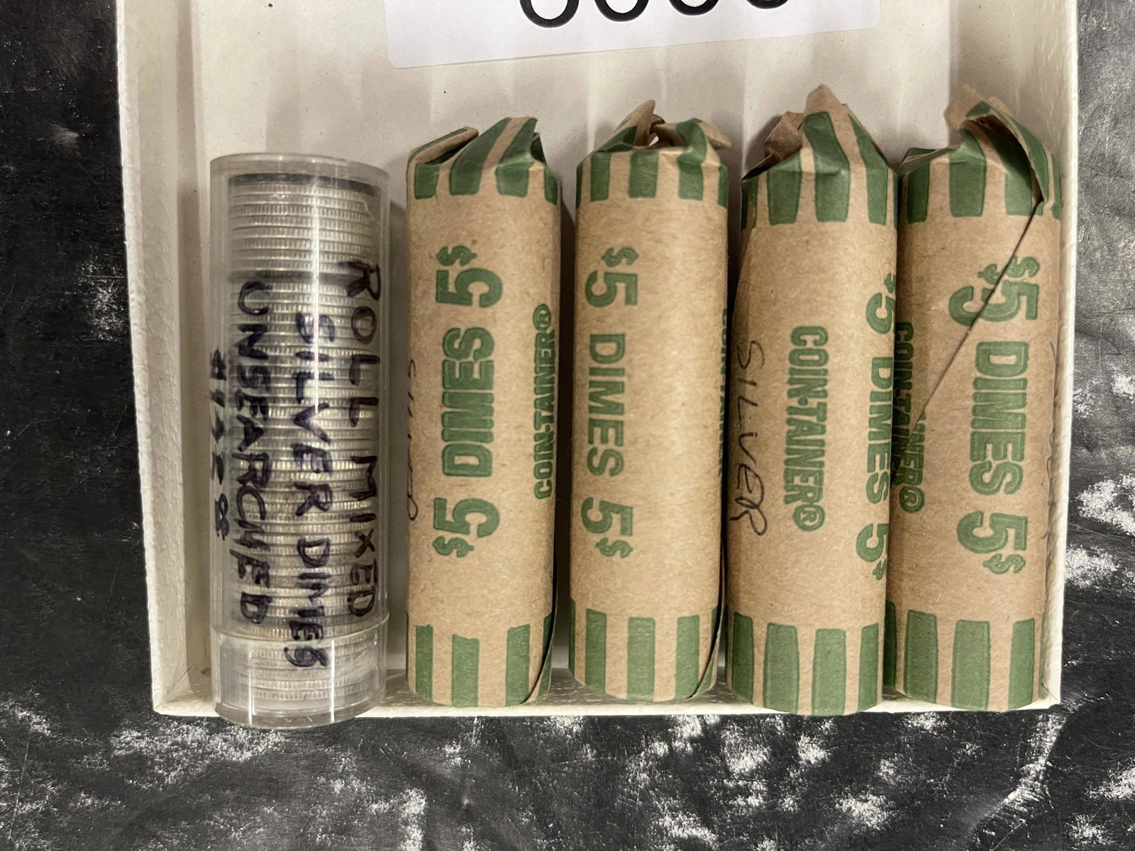 Mixed Lot of Approx. $25 Face Silver Dimes (1 of 2)