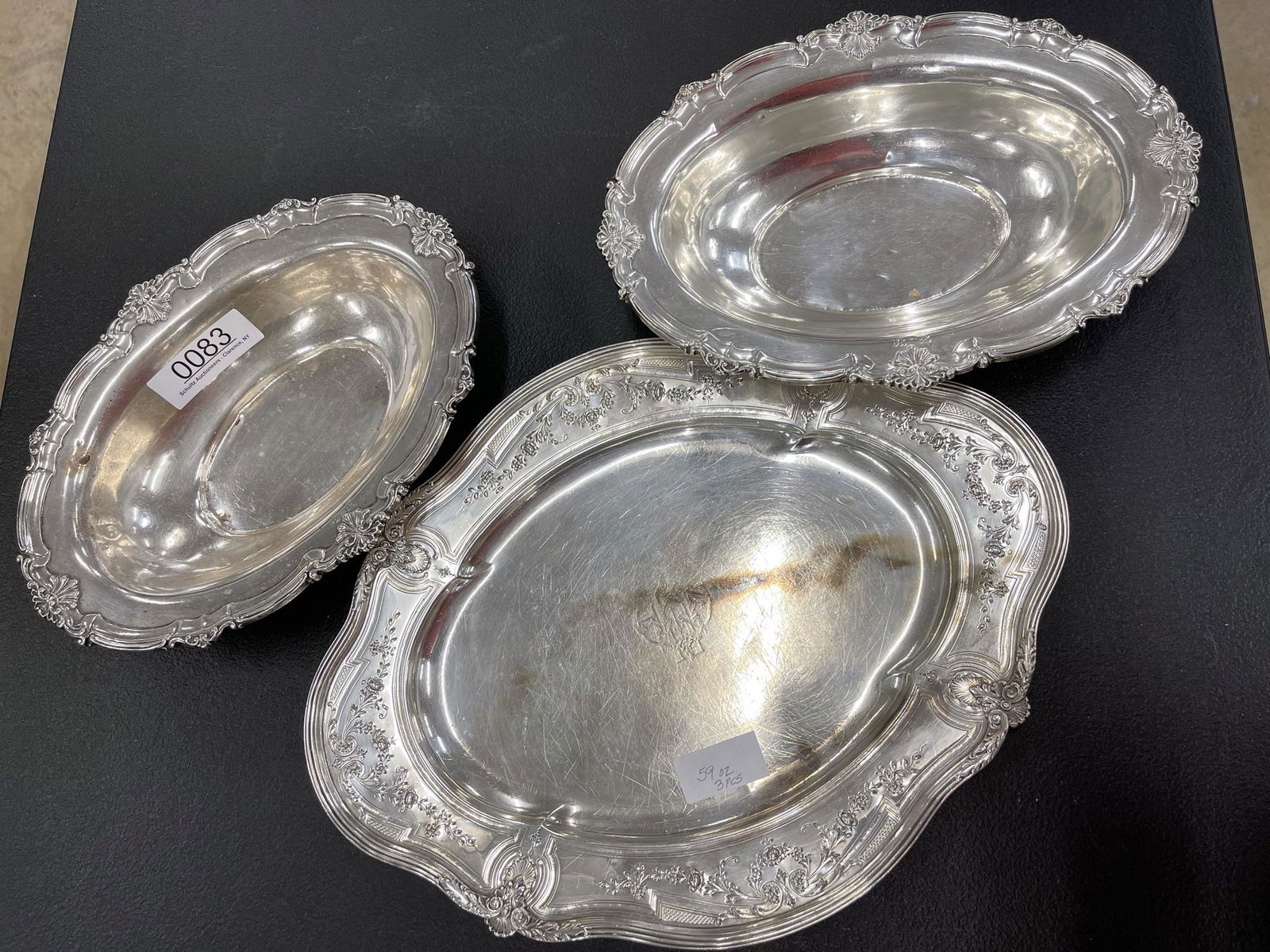 Black Starr & Frost Sterling Silver Serving Pcs (1 of 1)