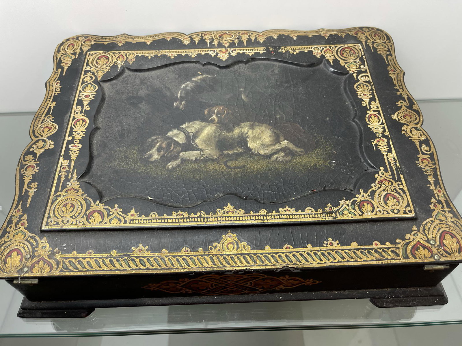 Antique Lacquered Lap Desk (1 of 3)