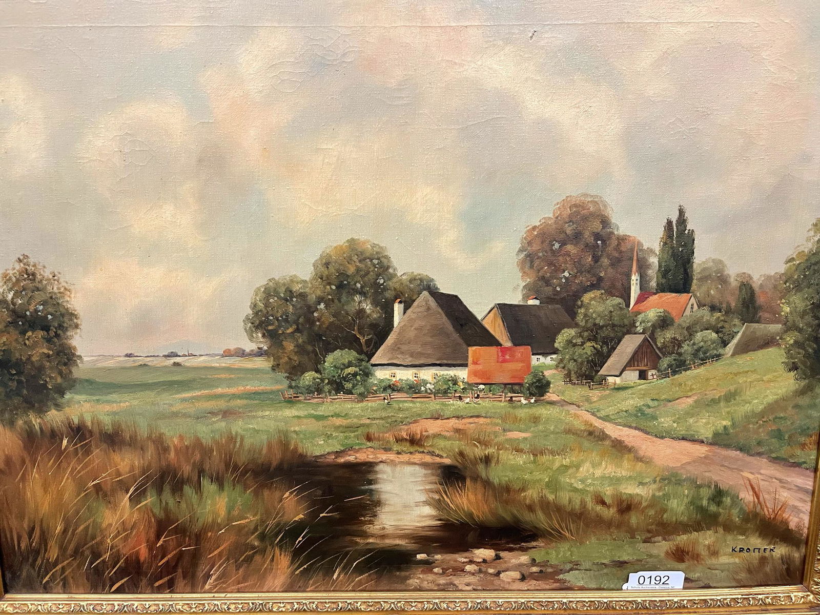 Oil on Canvas Painting by Josef Krotter (1 of 5)