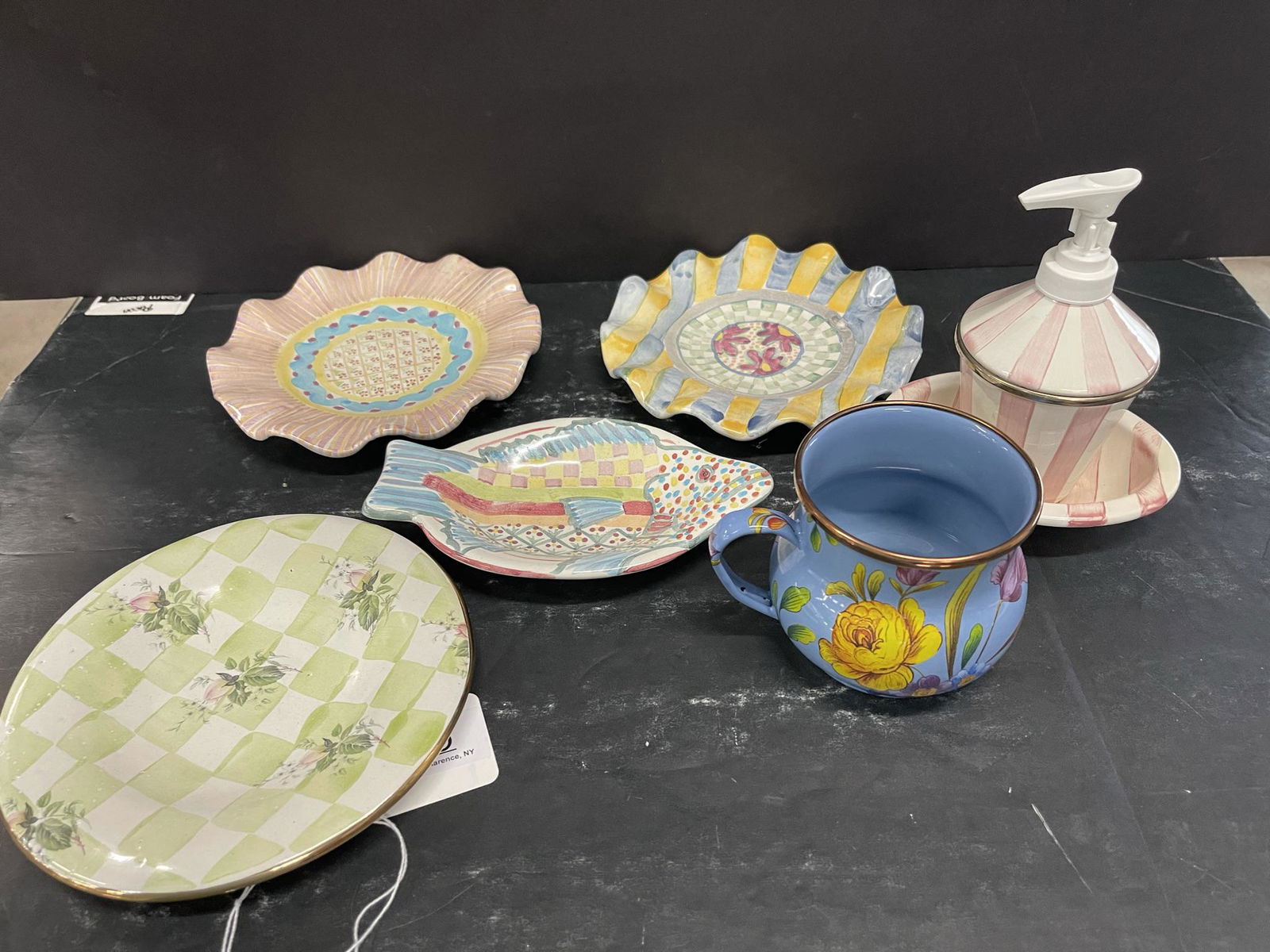 Mixed Lot Misc McKenzie Childs Plates etc (1 of 3)