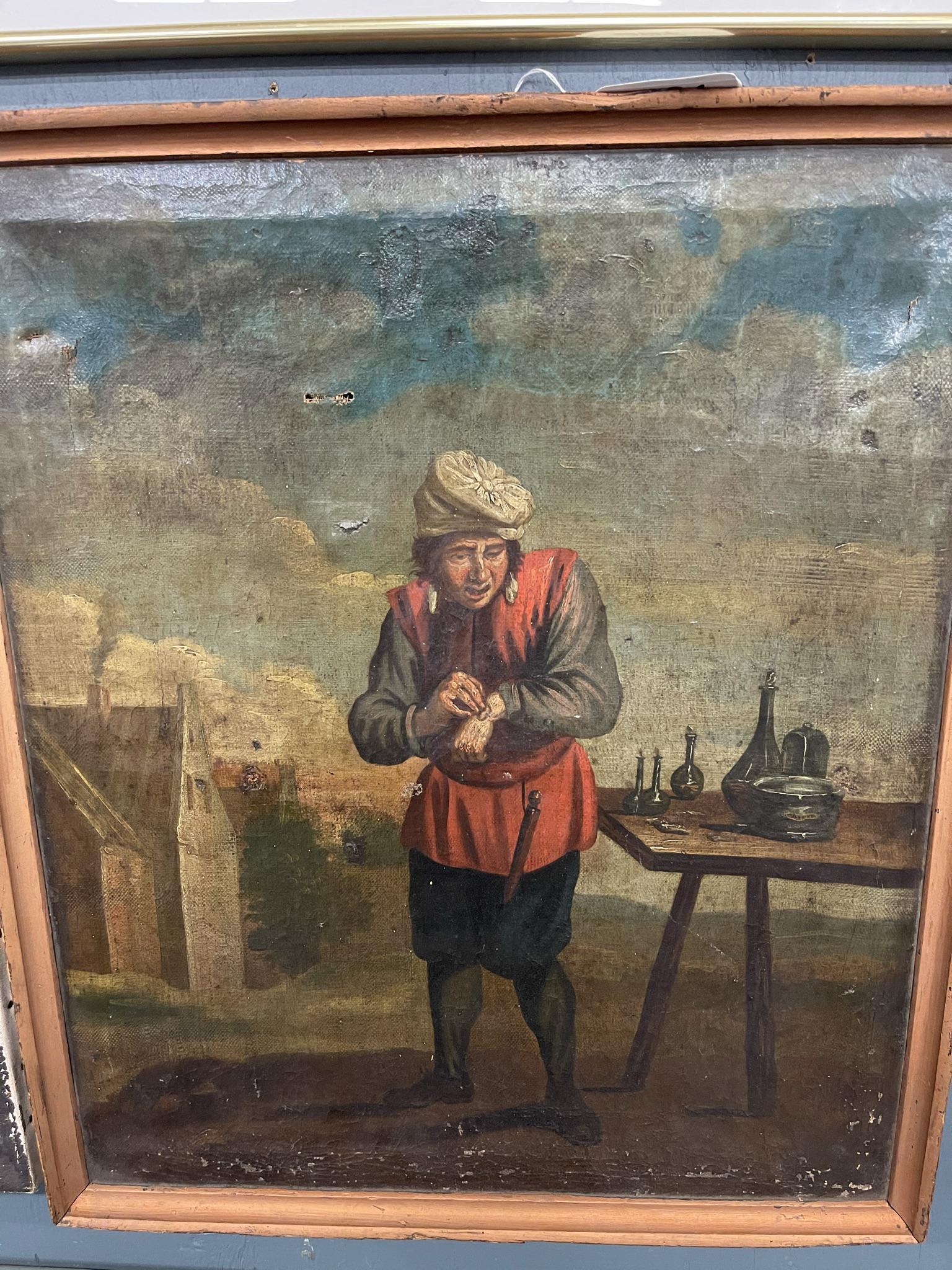 Oil on Canvas Painting of Old Masters (1 of 4)